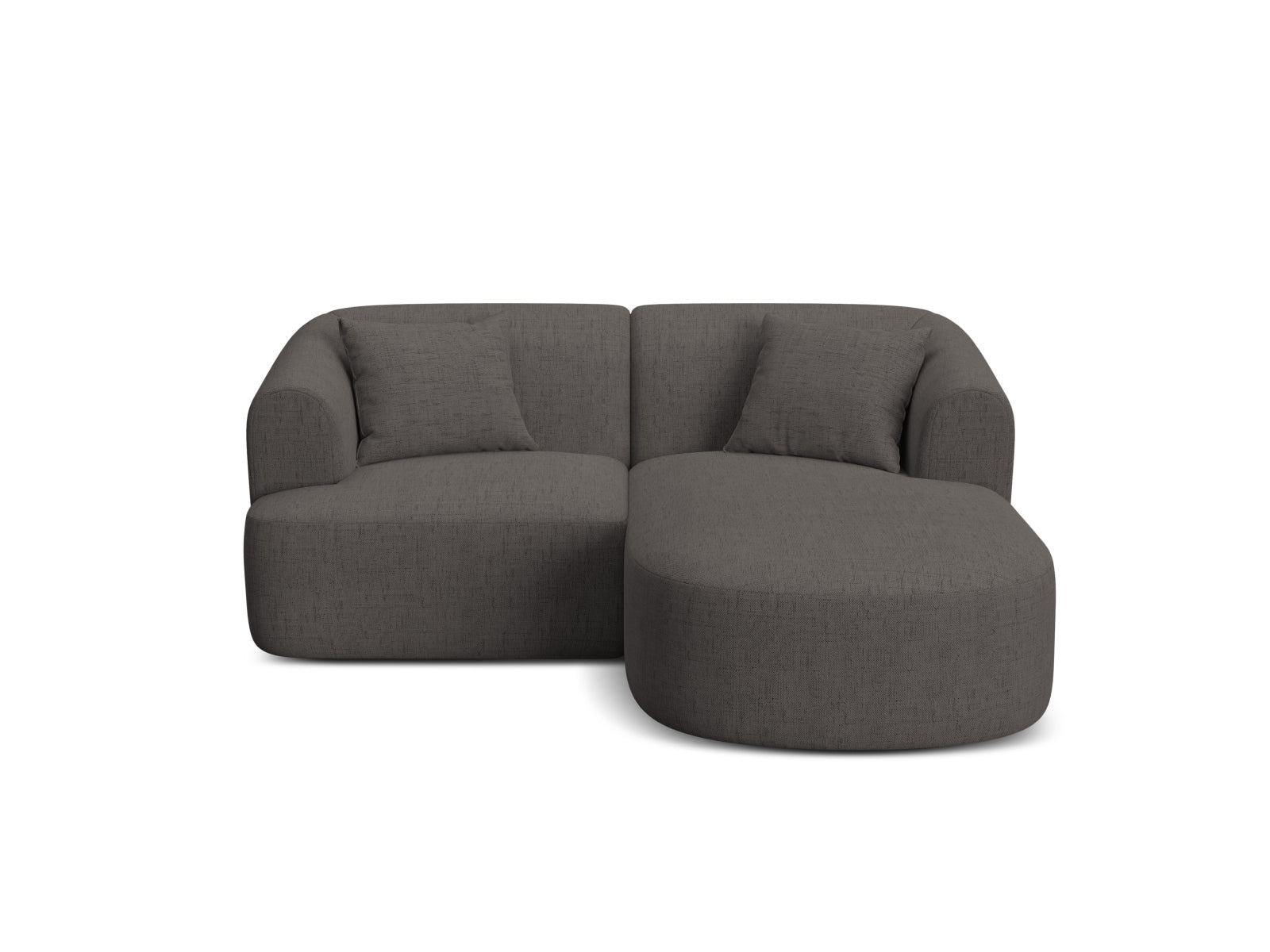 3-Sitzer Ecksofa rechts Campi in Grey-Moly präsentiert im Onlineshop von KAQTU Design AG. Ecksofa rechts ist von Cosmopolitan Design