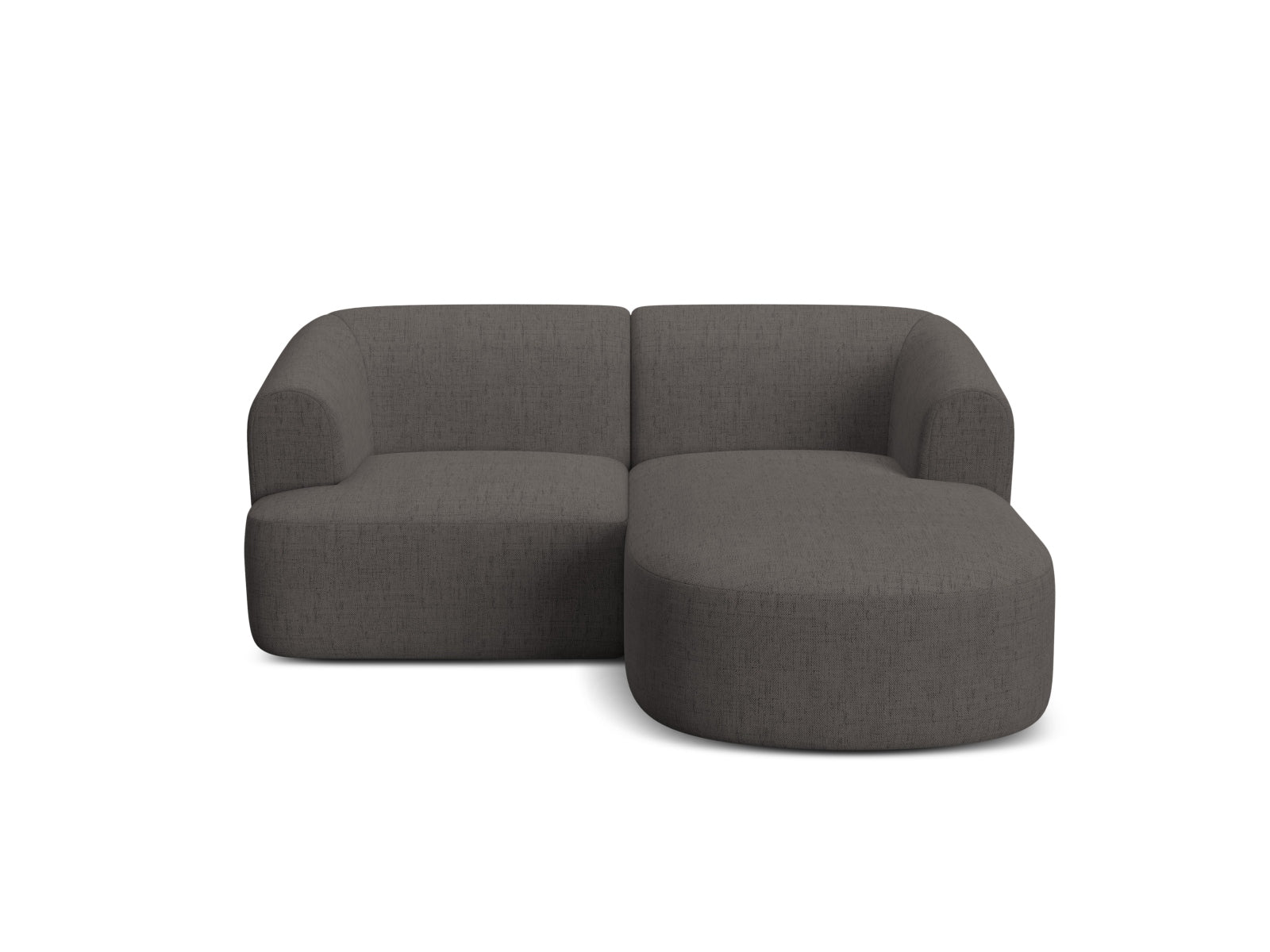 Elegantes 3-Sitzer Ecksofa Campi in modernem Grau, ideal für gemütliche Wohnräume, erhältlich bei Cosmopolitan Design.