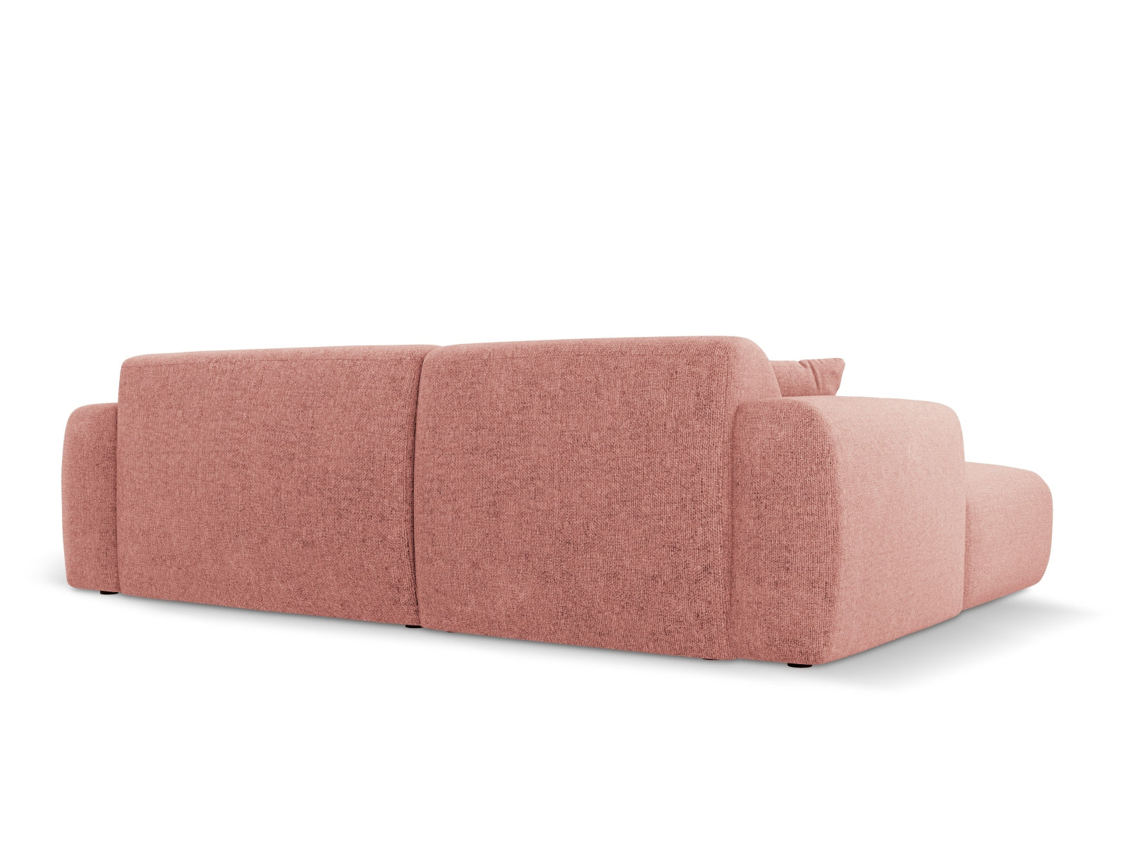 Modernes Nolio Ecksofa in sanftem Rosé, 4-Sitzer, 170cm, ideal für stilvolle Wohnzimmer und gemütliche Zusammenkünfte, erhältlich bei Cosmopolitan Design.