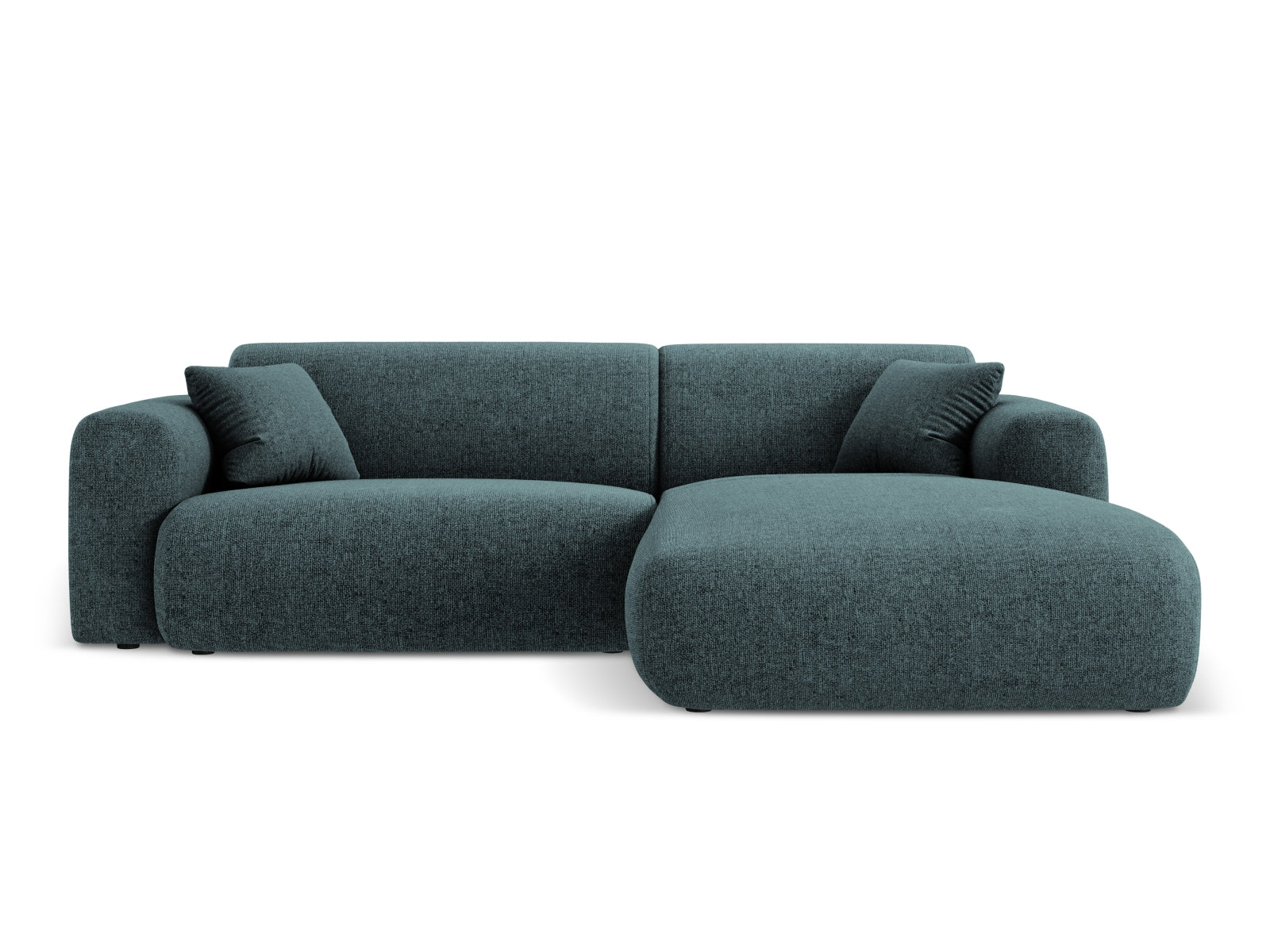 Modernes Nolio Ecksofa in Petrol-Haga, 4-Sitzer, 170cm, perfekt für gemütliche Abende und stilvolle Einrichtung, von Cosmopolitan Design.
