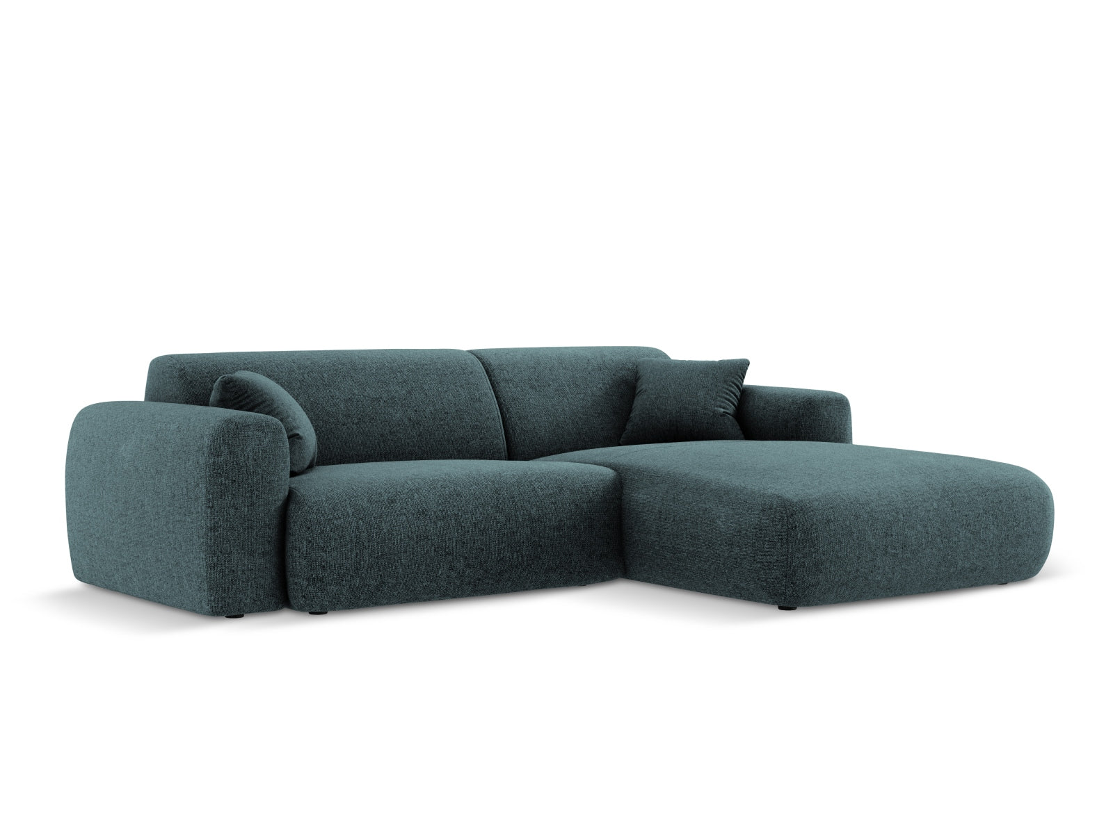 Modernes Nolio Ecksofa in Petrol-Haga, 4-Sitzer, 170cm, perfekt für gemütliche Abende und stilvolle Einrichtung, von Cosmopolitan Design.