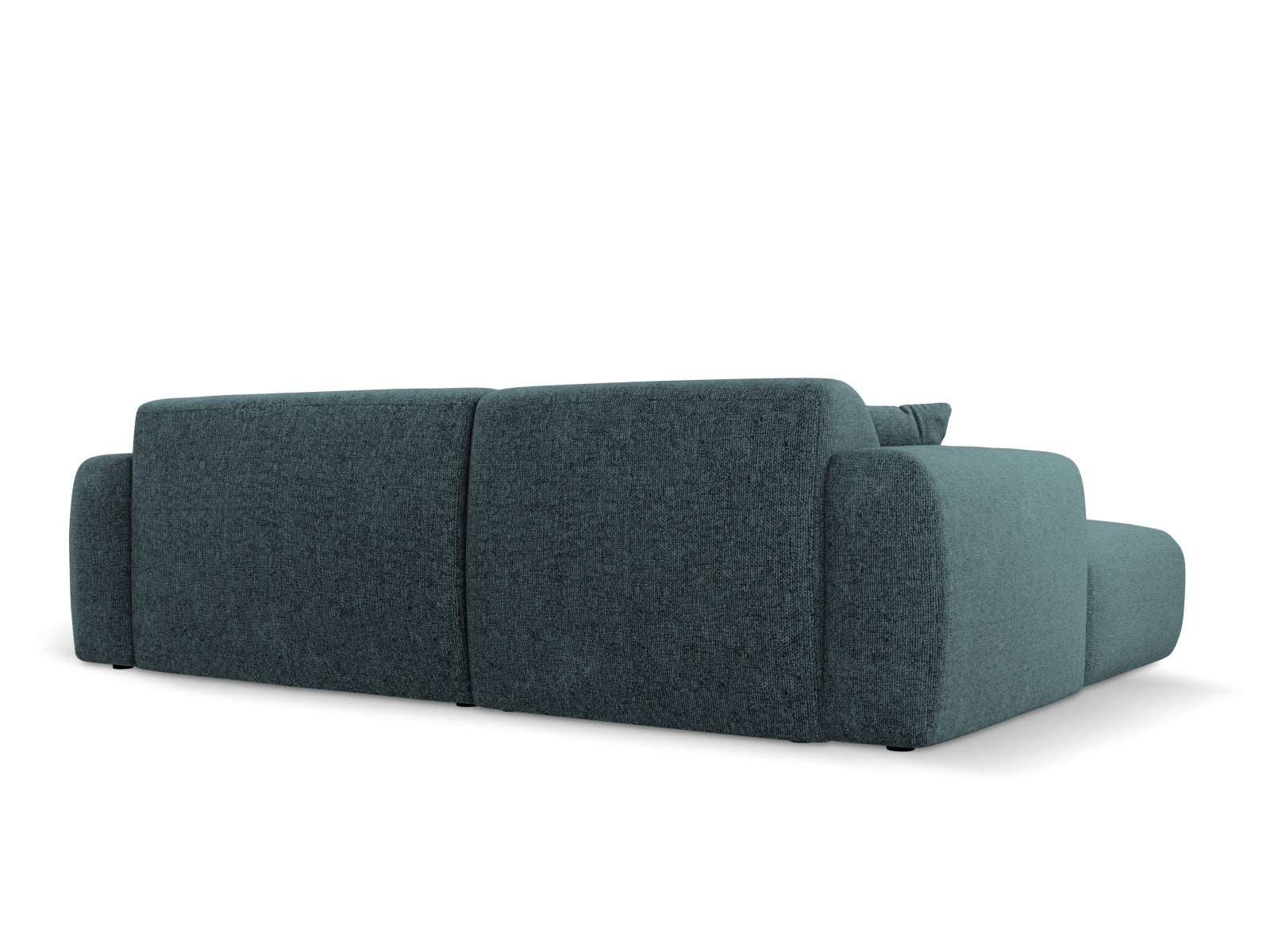 Elegantes Nolio Ecksofa in Petrol-Haga, 4-Sitzer, 170cm, ideal für stilvolle Wohnräume und entspannte Stunden, von Cosmopolitan Design.
