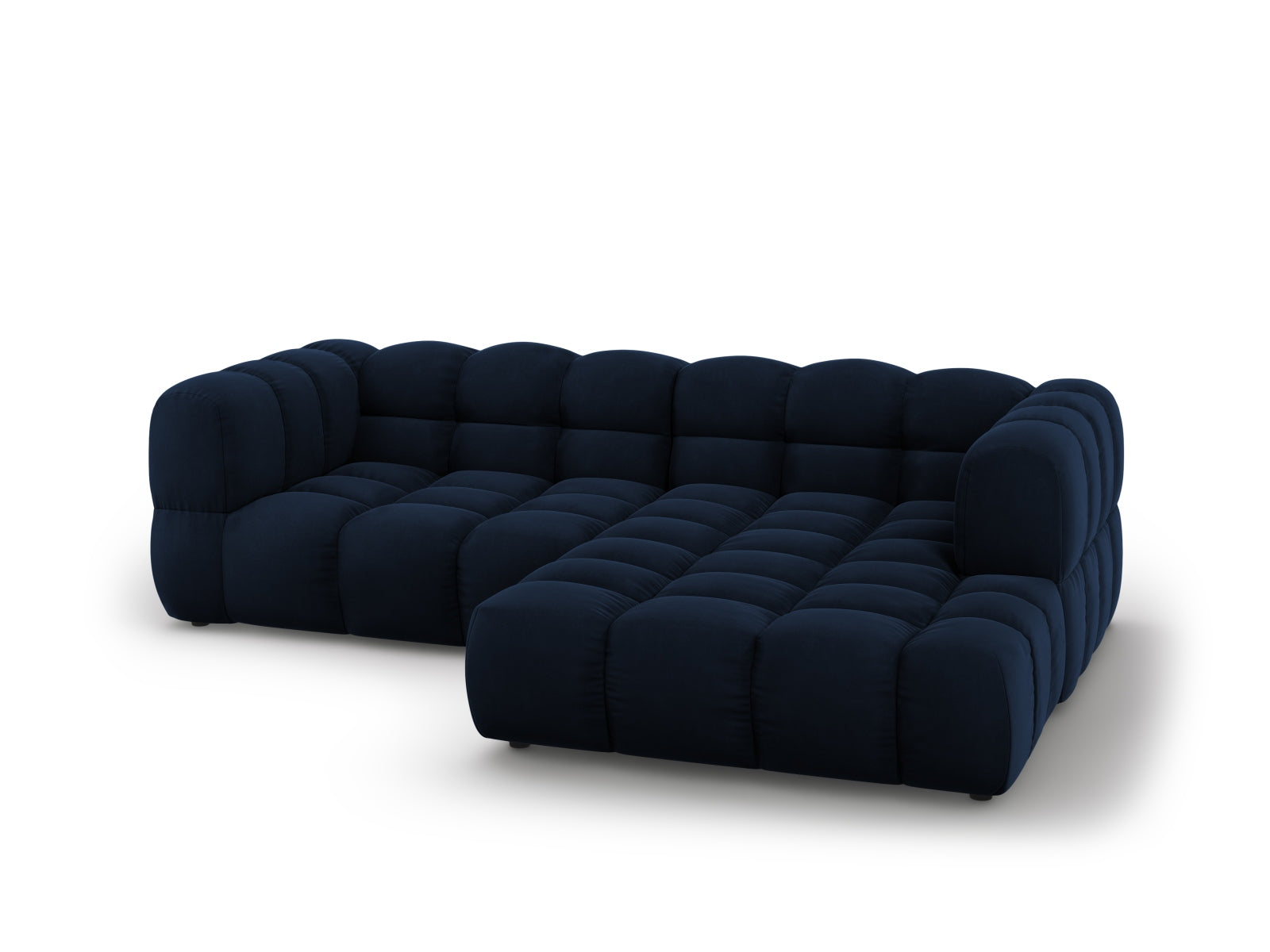 Erleben Sie das Sky Velour Ecksofa rechts 3 Sitzer (162 cm) – stilvoll, modular und komfortabel. Perfekt für Ihr modernes Zuhause!