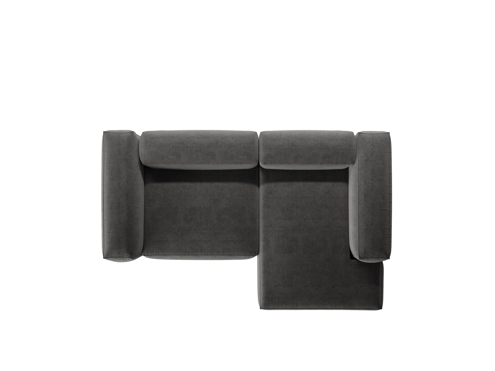 Bergamo Modular Ecksofa rechts 2 Sitzer in Graphite-Liberty präsentiert im Onlineshop von KAQTU Design AG. Ecksofa rechts ist von Cosmopolitan Design