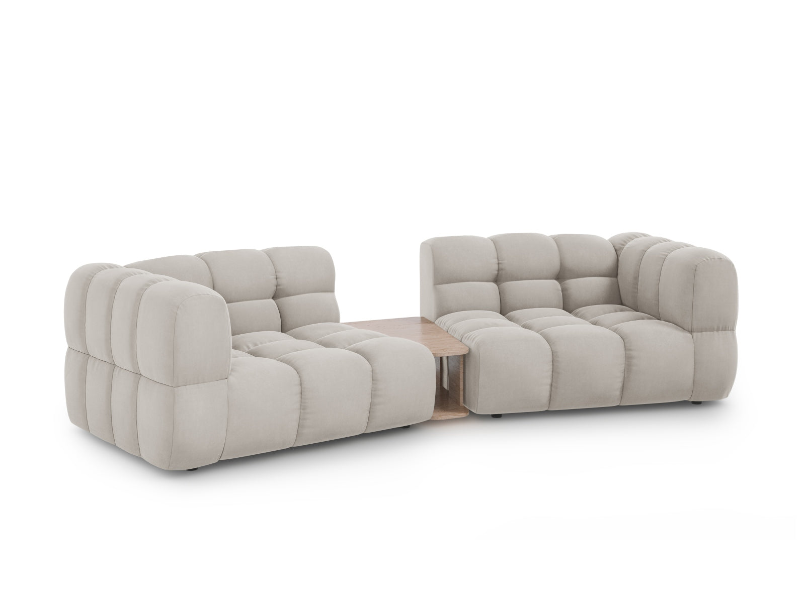 Entdecken Sie das elegante Sky Velour Sofa 2 Sitzer 148cm von Cosmopolitan Design – stilvoll, modular und perfekt für Ihr Zuhause!