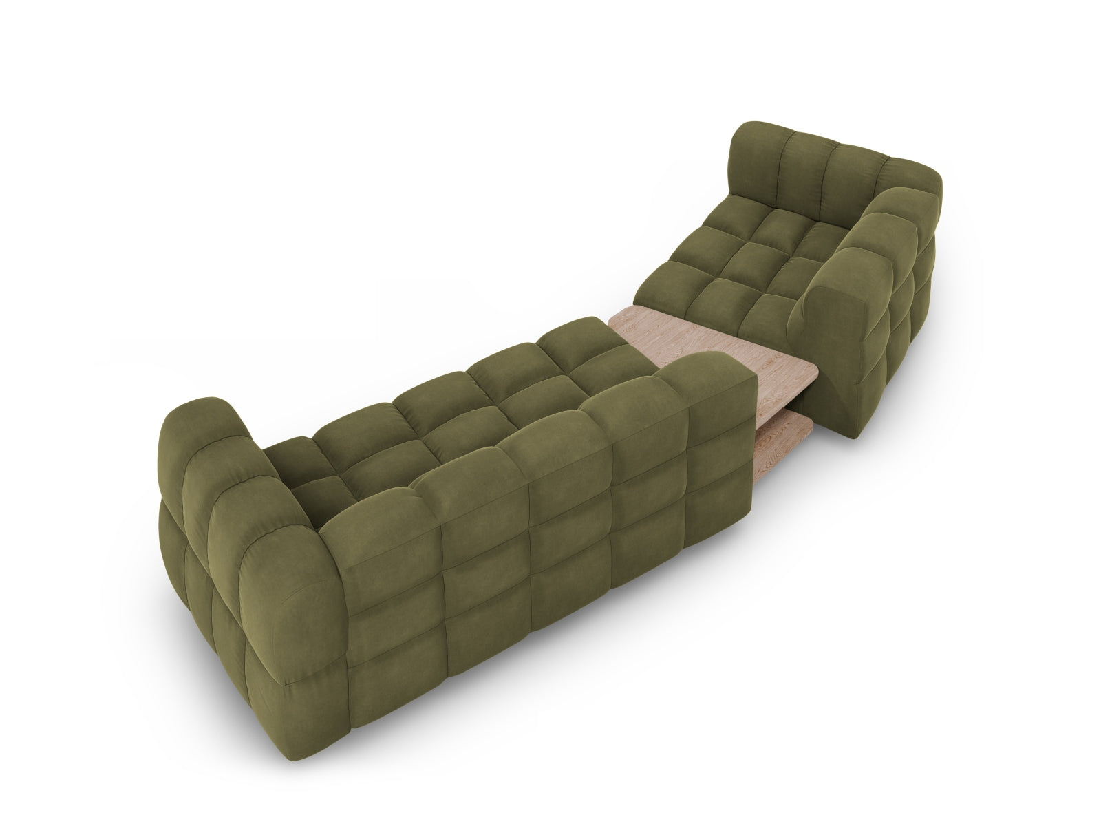 Entdecken Sie das Sky Velour Sofa links 3-Sitzer 148cm von Cosmopolitan Design – stilvoll, modular und komfortabel für Ihr modernes Zuhause.
