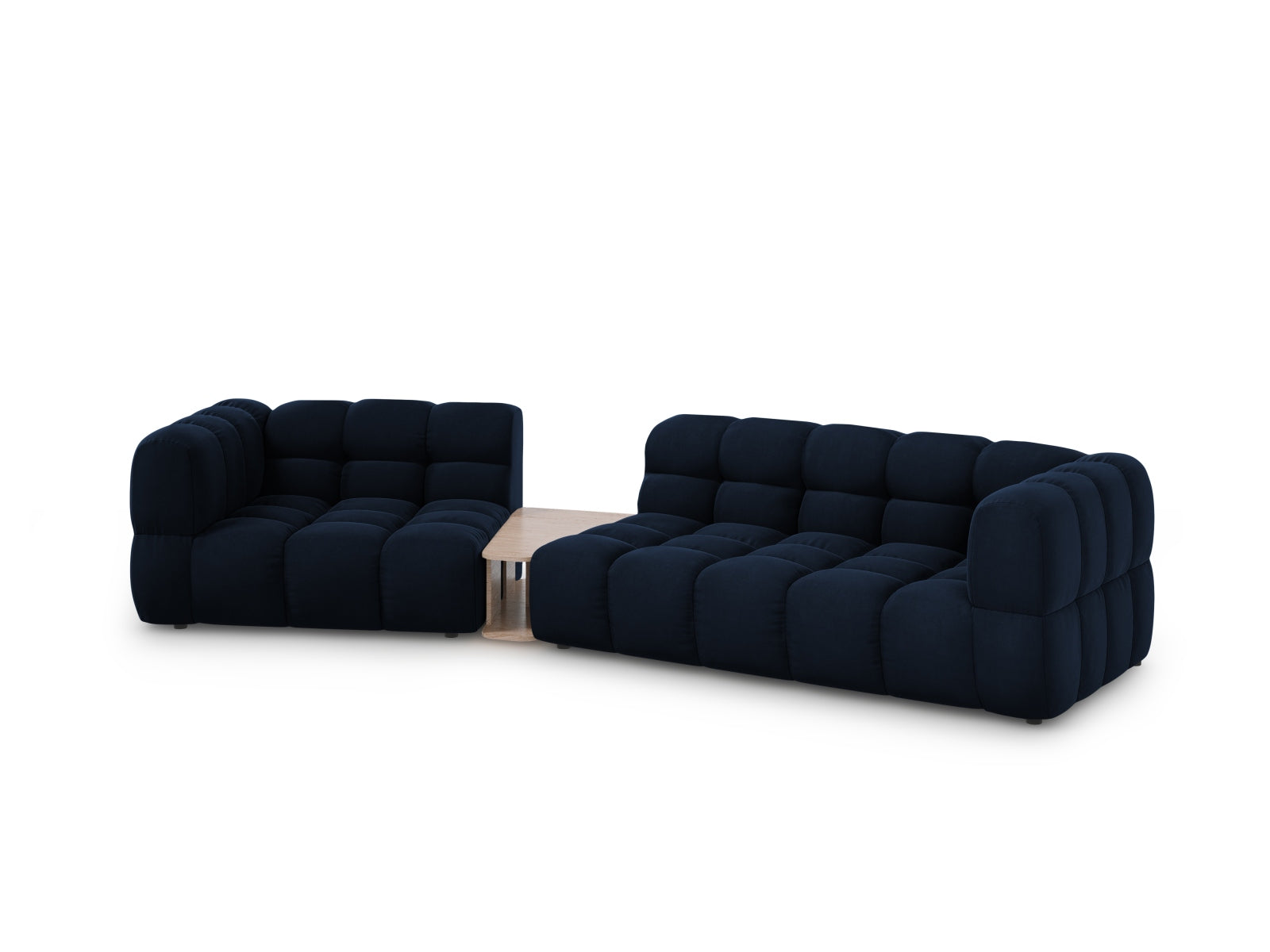 Entdecken Sie das stilvolle Sky Velour Sofa links 3-Sitzer 148cm von Cosmopolitan Design – perfekt für Komfort und individuelle Gestaltung in Ihrem Wohnraum.