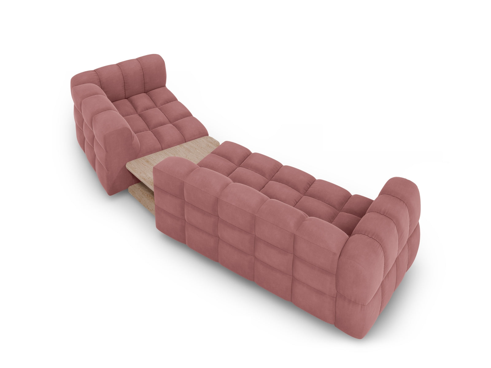 Entdecken Sie das stilvolle Sky Velour 3-Sitzer Sofa von Cosmopolitan Design – ein modulares Highlight für Ihr modernes Zuhause.