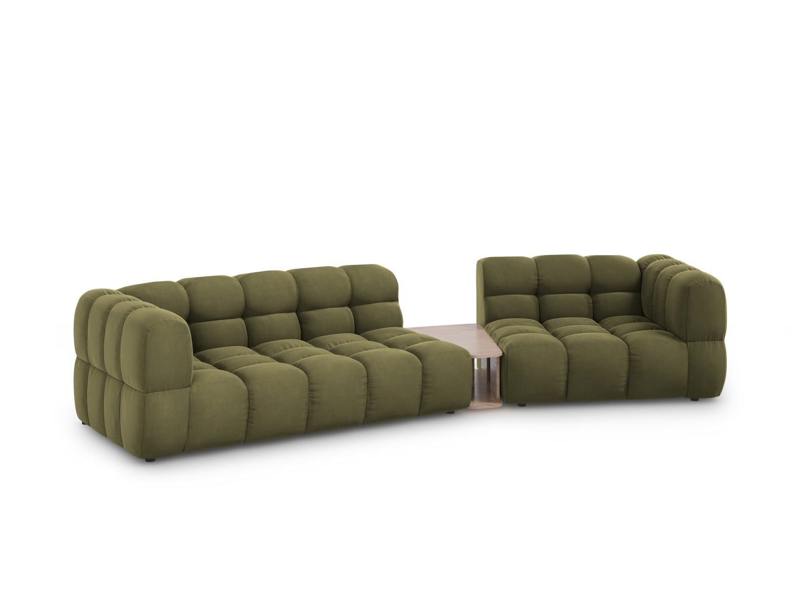 Entdecken Sie das stilvolle Sky Velour Sofa 3-Sitzer in 148 cm von Cosmopolitan Design – perfekt für modernes Wohnen und höchsten Komfort.