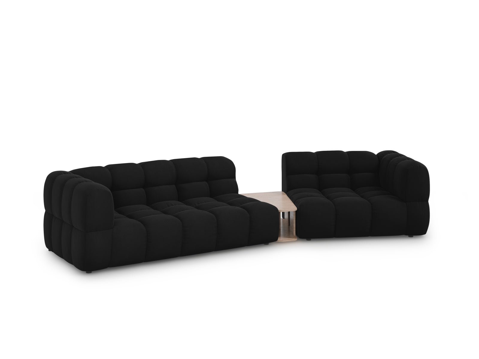 Entdecken Sie das stilvolle Sky Velour Sofa 3-Sitzer in 148 cm von Cosmopolitan Design – perfekt für modernes Wohnen und höchsten Komfort.