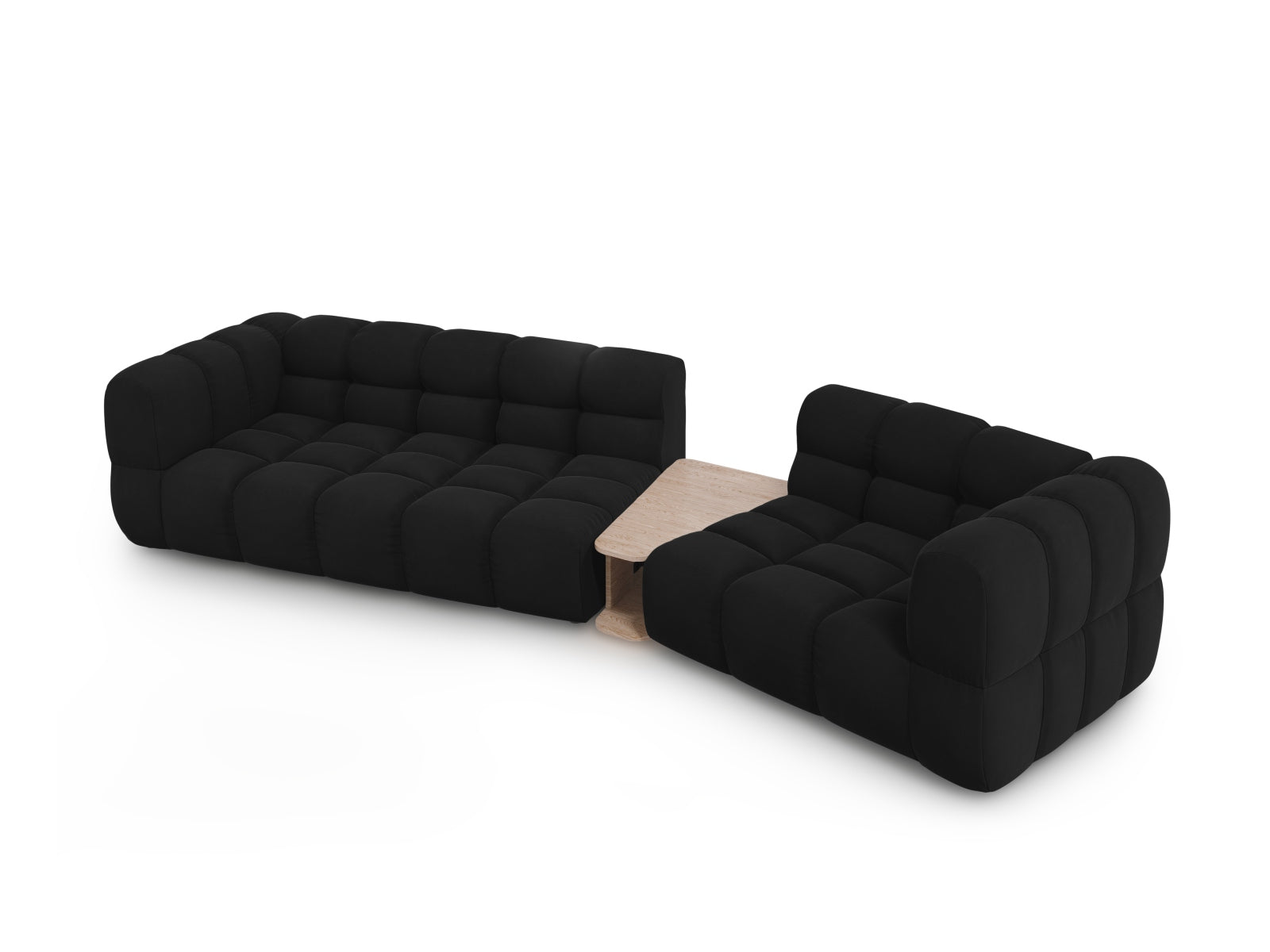 Erleben Sie das elegante Sky Velour Sofa 3-Sitzer 148 cm von Cosmopolitan Design – ein stilvolles Highlight für Ihr Zuhause, das Komfort und Funktionalität vereint.