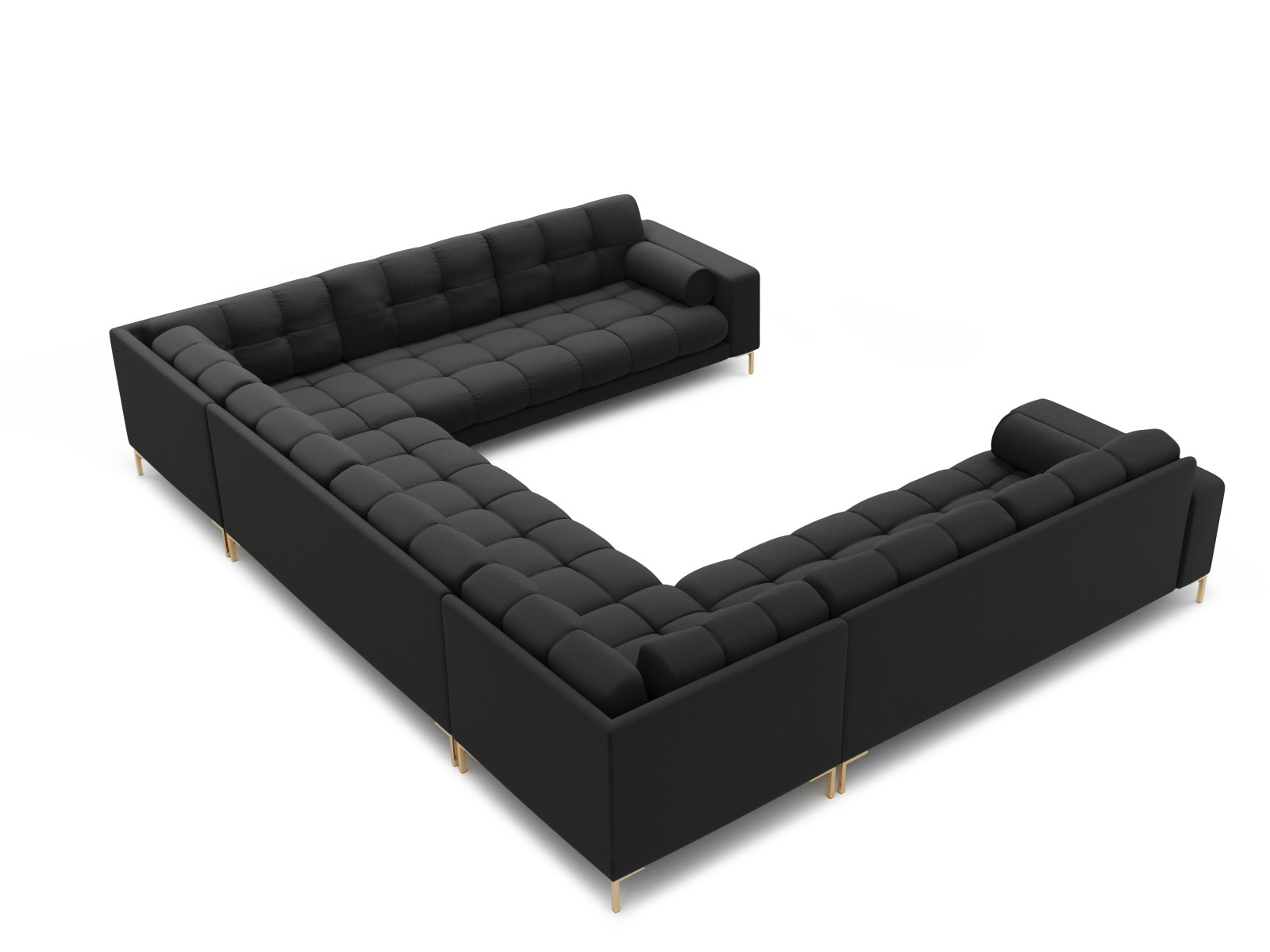 Geräumiges 9-Sitzer Panoramic Sofa Bali in modernem Design, perfekt für gesellige Runden und komfortable Entspannung.