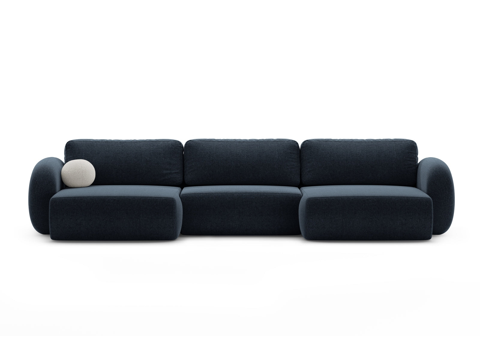 Tonale Panoramic Sofa mit Stauraum und Schlaffunktion 5 Sitzer in Navy Blue präsentiert im Onlineshop von KAQTU Design AG. 5er Sofa ist von Cosmopolitan Design