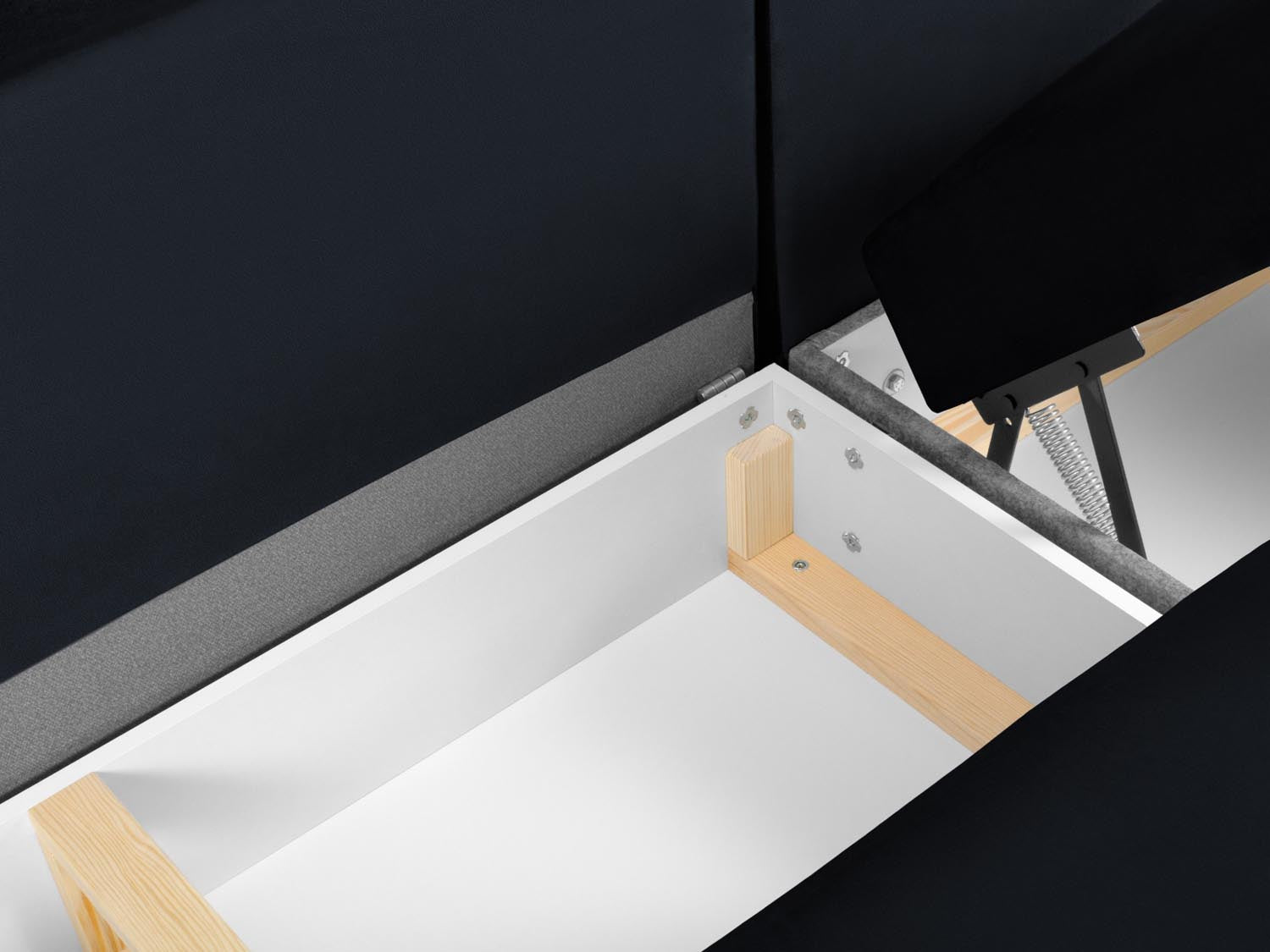 Erleben Sie das Kyoto Velour Panoramic Ecksofa links – ein stilvolles 7-Sitzer Sofa mit Schlaffunktion und cleverem Stauraum für Ihr Zuhause.