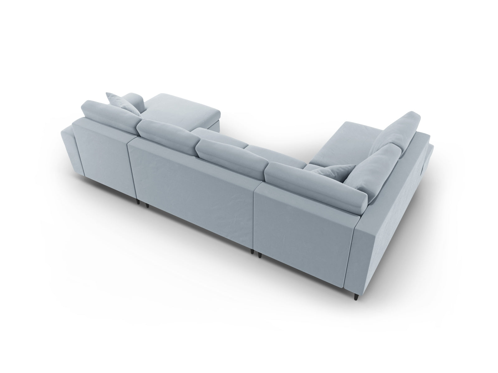 Erleben Sie das Kyoto Velour Panoramic Sofa – ein stilvolles 7-Sitzer mit praktischen Stauraum- und Schlaffunktionen, perfekt für Ihr Zuhause.