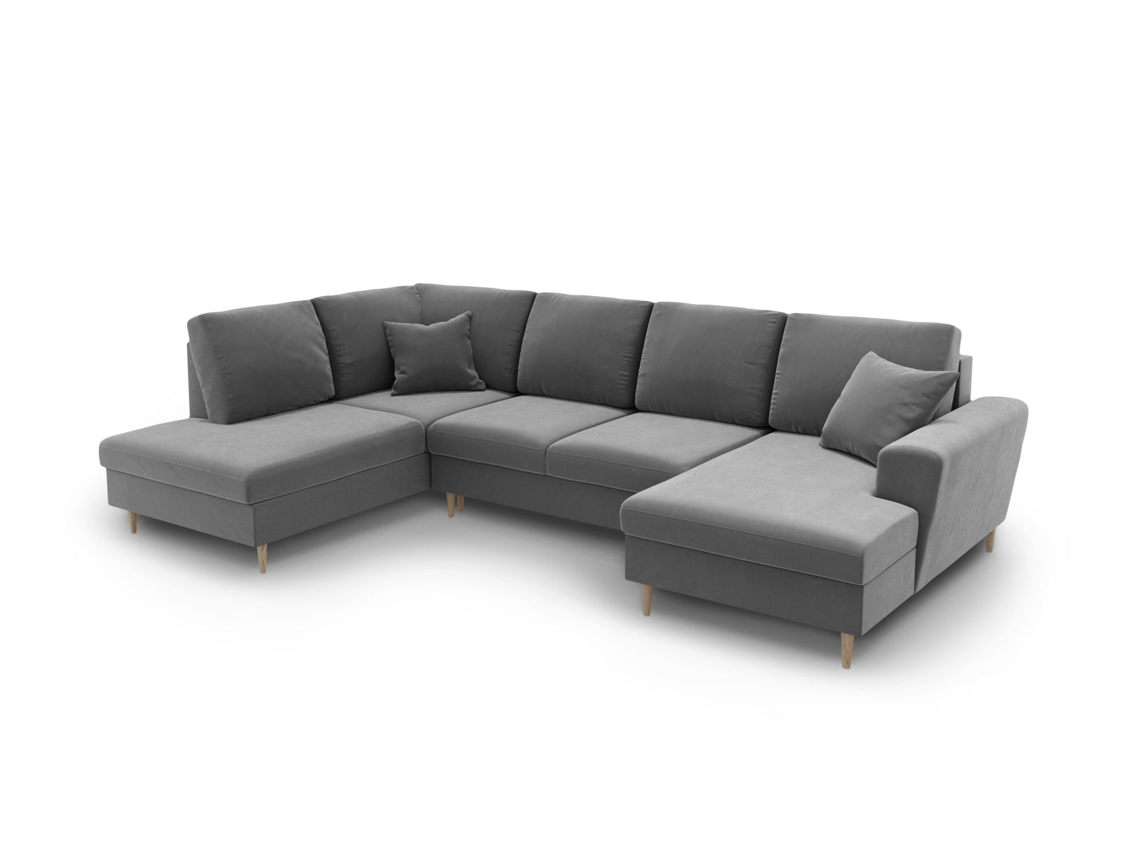 Erleben Sie das Kyoto Velour Panoramic Sofa – ein eleganter 7-Sitzer mit Stauraum und Schlaffunktion, perfekt für stilvolle Wohnräume.