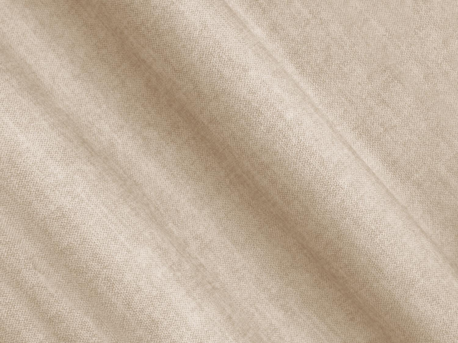 Modernes Loretto Velour Panoramic Ecksofa links in sanftem Beige, perfekt für gemütliche Abende und stilvolle Einrichtung. 5-Sitzer, 250 cm.