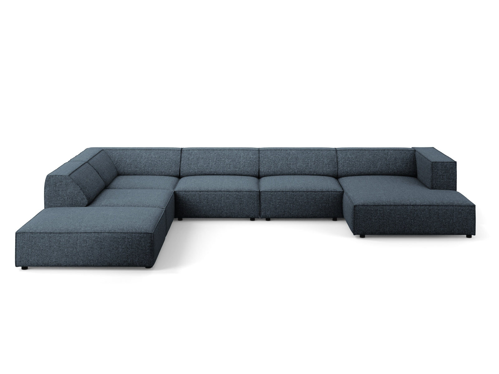Arendal Panoramic Ecksofa links 7 Sitzer in Royal Blue präsentiert im Onlineshop von KAQTU Design AG. Ecksofa links ist von Cosmopolitan Design