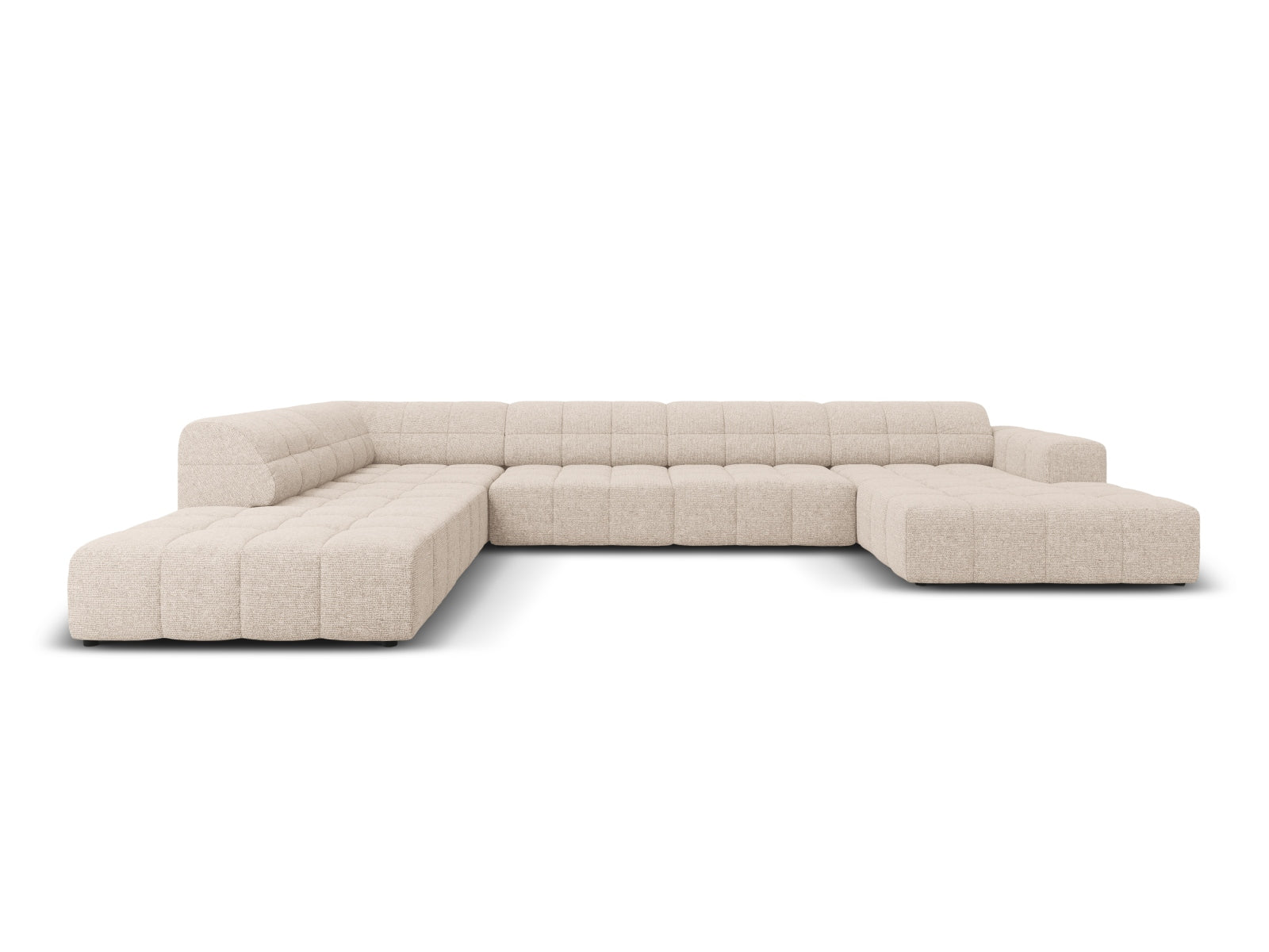 Chicago Panoramic Ecksofa links 7 Sitzer 262cm in Beige präsentiert im Onlineshop von KAQTU Design AG. Ecksofa links ist von Cosmopolitan Design
