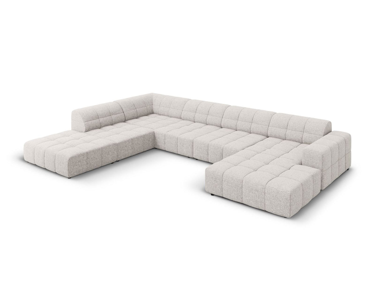 Chicago Panoramic Ecksofa links 7 Sitzer 262cm in Light Grey-Haga präsentiert im Onlineshop von KAQTU Design AG. Ecksofa links ist von Cosmopolitan Design