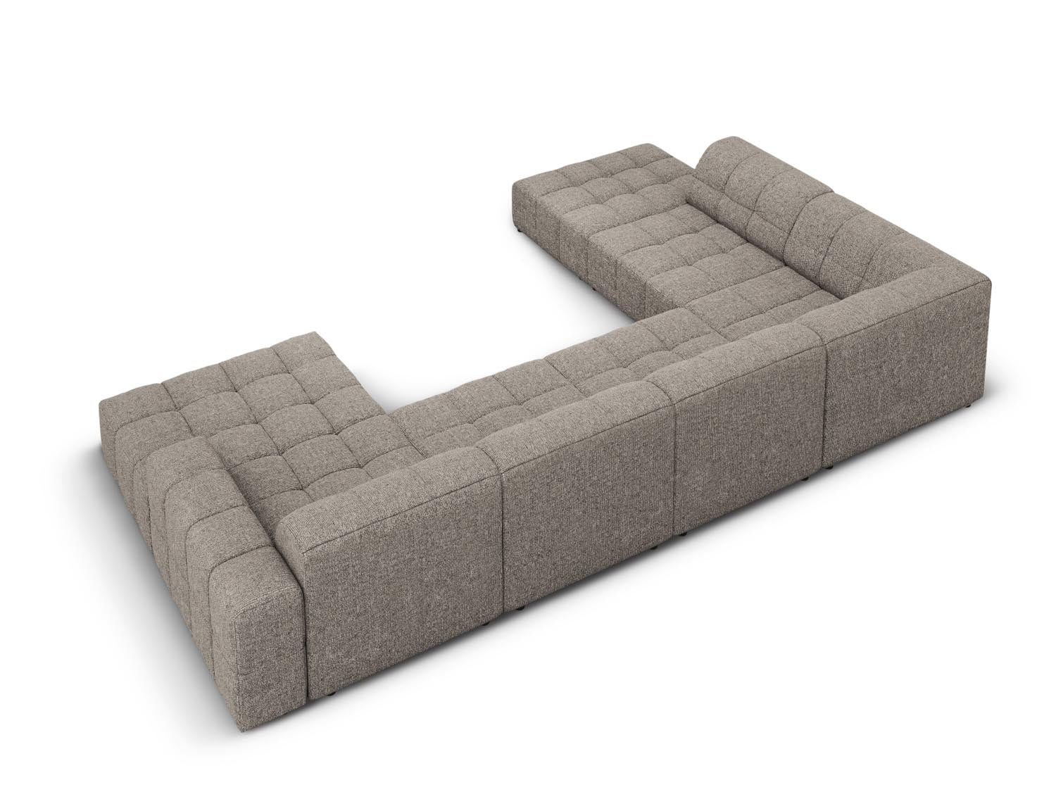 Erleben Sie das stilvolle Chicago Panoramic Ecksofa links (262 cm) von Cosmopolitan Design – ein luxuriöser 7-Sitzer für Ihr modernes Zuhause.