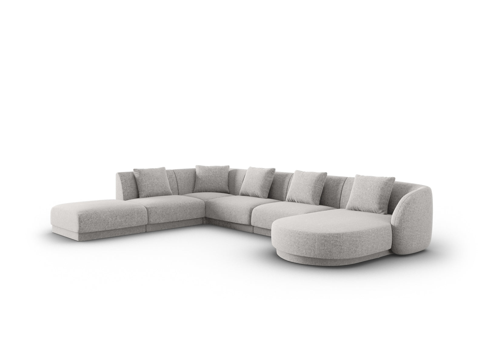 Entdecken Sie das Tulum Panoramic Ecksofa links (255cm) von Cosmopolitan Design – ideal für moderne Wohnzimmer und entspannte Zusammenkünfte.