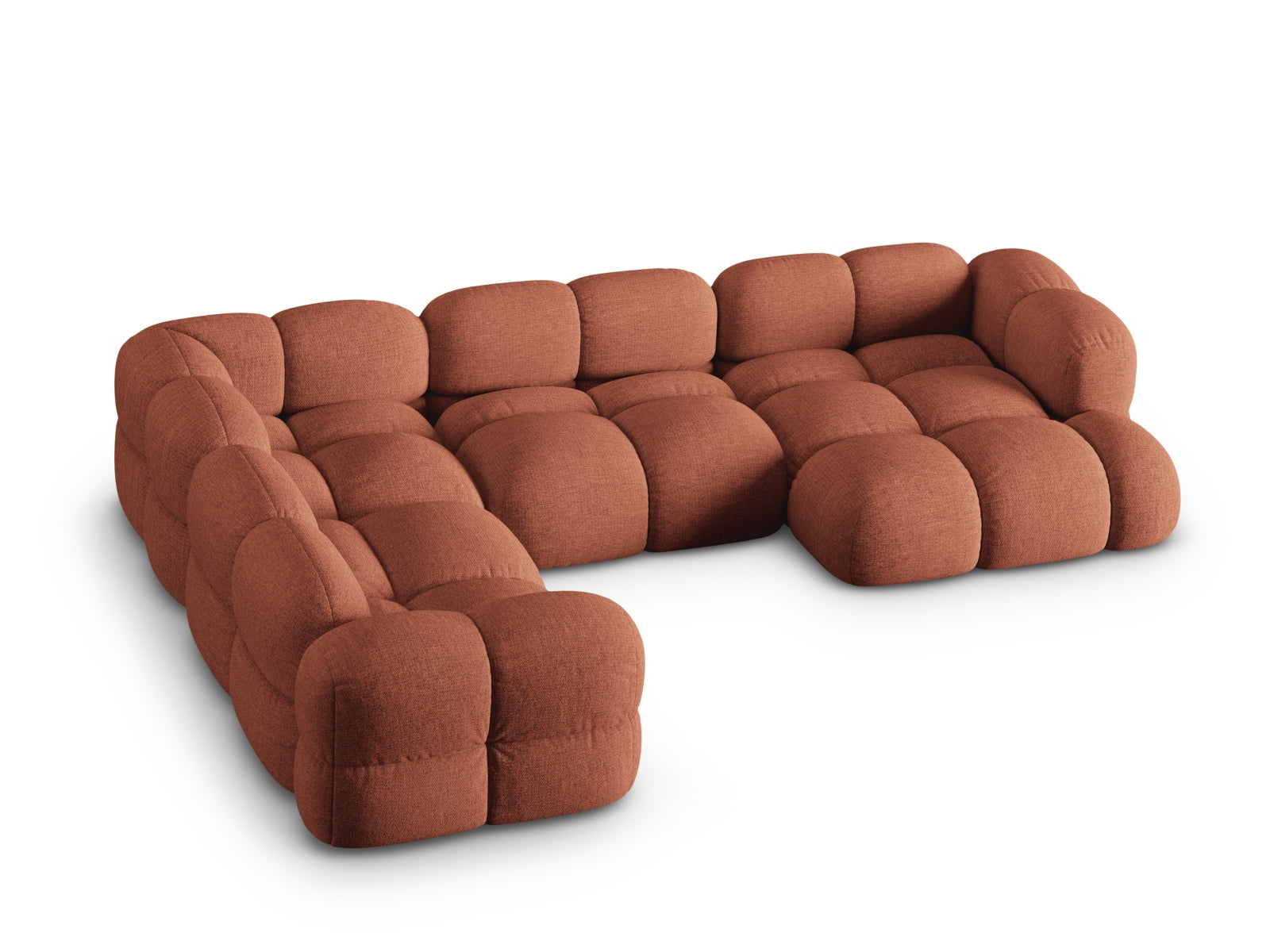 Erleben Sie das Loretto Panoramic Ecksofa links – ein modernes 5-Sitzer Sofa mit 250 cm, das Stil und Komfort in Ihr Wohnzimmer bringt. Pflegeleicht und langlebig!