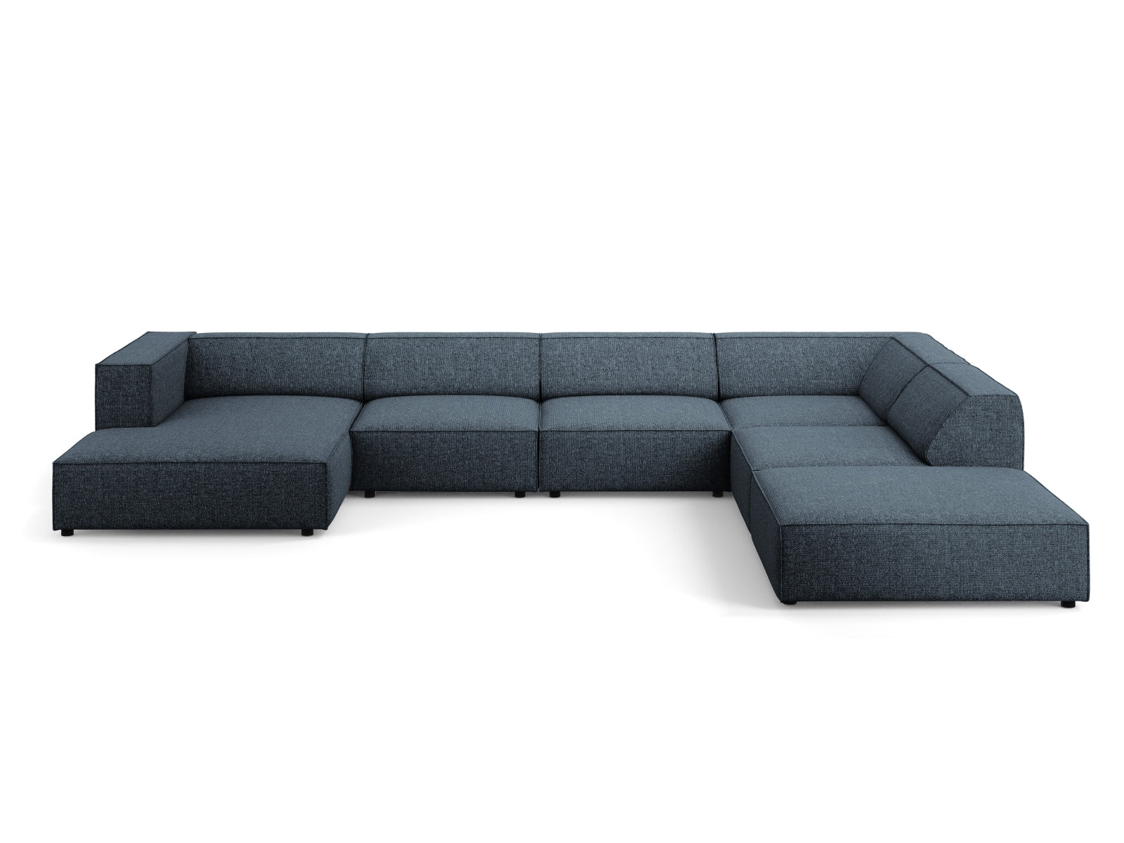 Arendal Panoramic Ecksofa rechts 7 Sitzer in Royal Blue präsentiert im Onlineshop von KAQTU Design AG. Ecksofa rechts ist von Cosmopolitan Design