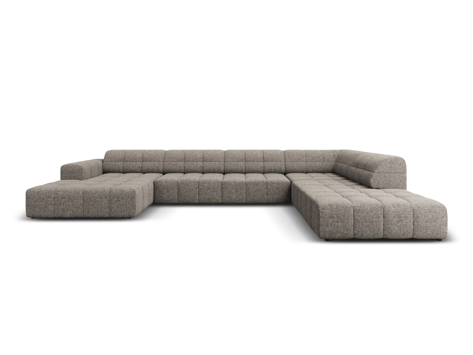 Chicago Panoramic Ecksofa rechts 7 Sitzer 262cm in Grey präsentiert im Onlineshop von KAQTU Design AG. Ecksofa rechts ist von Cosmopolitan Design
