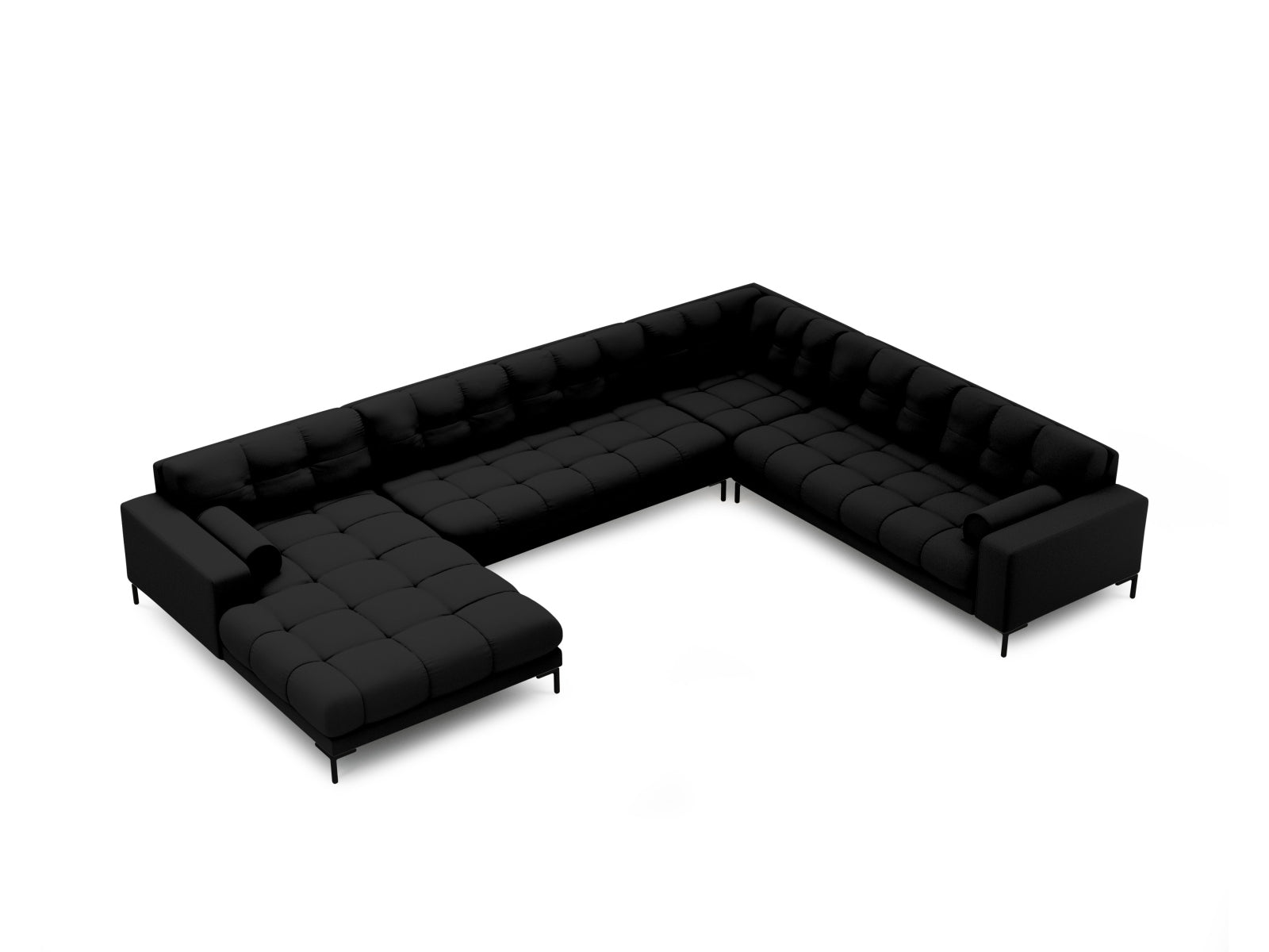 Stilvolles 7-Sitzer Ecksofa Panoramic Bali rechts, perfekt für entspannte Stunden und gesellige Treffen in Ihrem Wohnraum.