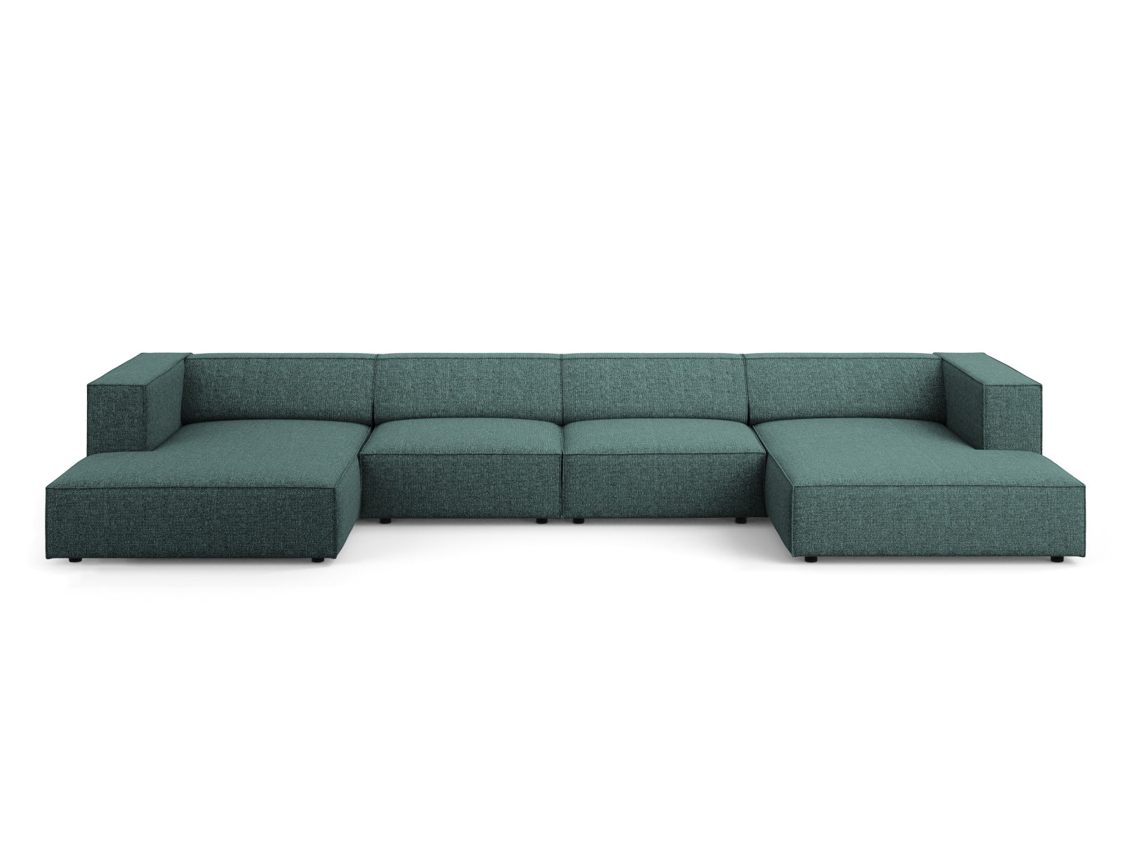 Arendal Panoramic Sofa 6 Sitzer in Petrol präsentiert im Onlineshop von KAQTU Design AG. 5er Sofa ist von Cosmopolitan Design