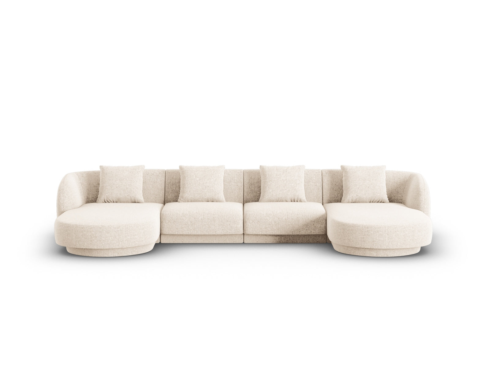 Tulum Panoramic Sofa 5 Sitzer 156cm in Light Beige präsentiert im Onlineshop von KAQTU Design AG. 5er Sofa ist von Cosmopolitan Design