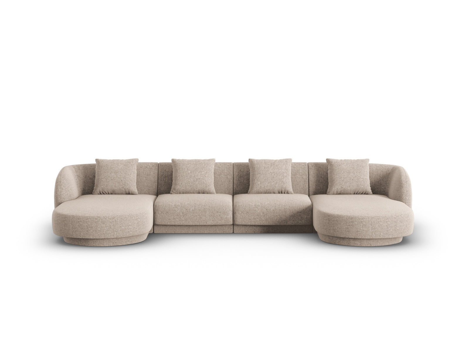 Tulum Panoramic Sofa 5 Sitzer 156cm in Beige präsentiert im Onlineshop von KAQTU Design AG. 5er Sofa ist von Cosmopolitan Design