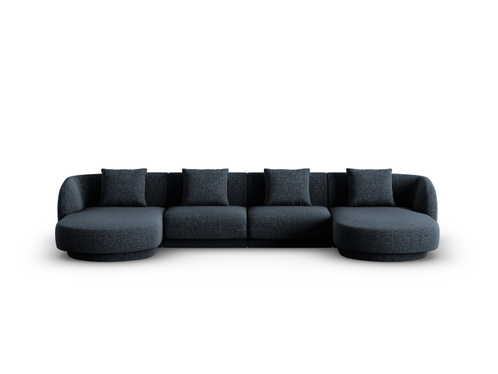 Tulum Panoramic Sofa 5 Sitzer 156cm in Royal Blue-Haga präsentiert im Onlineshop von KAQTU Design AG. 5er Sofa ist von Cosmopolitan Design