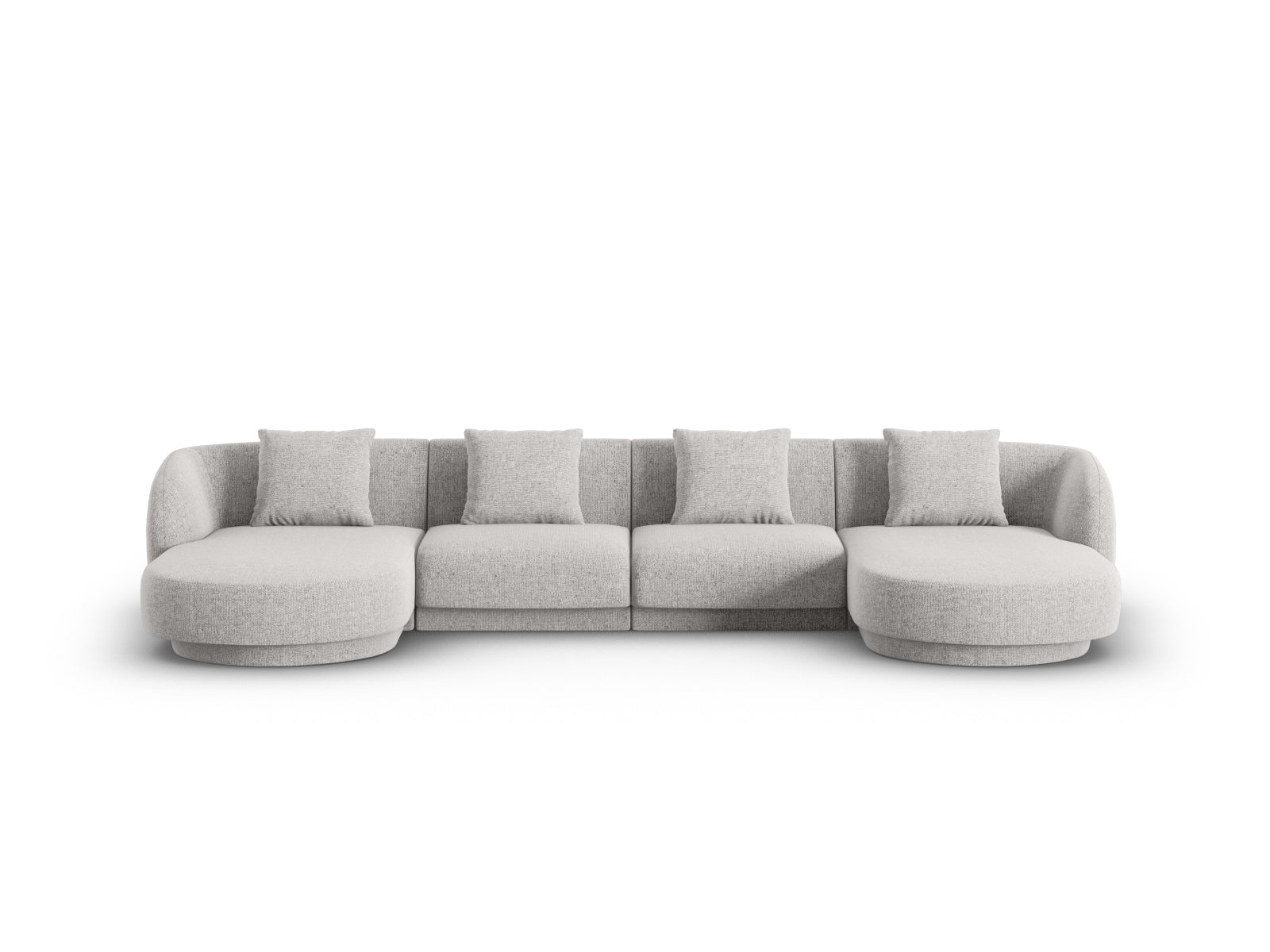 Tulum Panoramic Sofa 5 Sitzer 156cm in Light Grey präsentiert im Onlineshop von KAQTU Design AG. 5er Sofa ist von Cosmopolitan Design