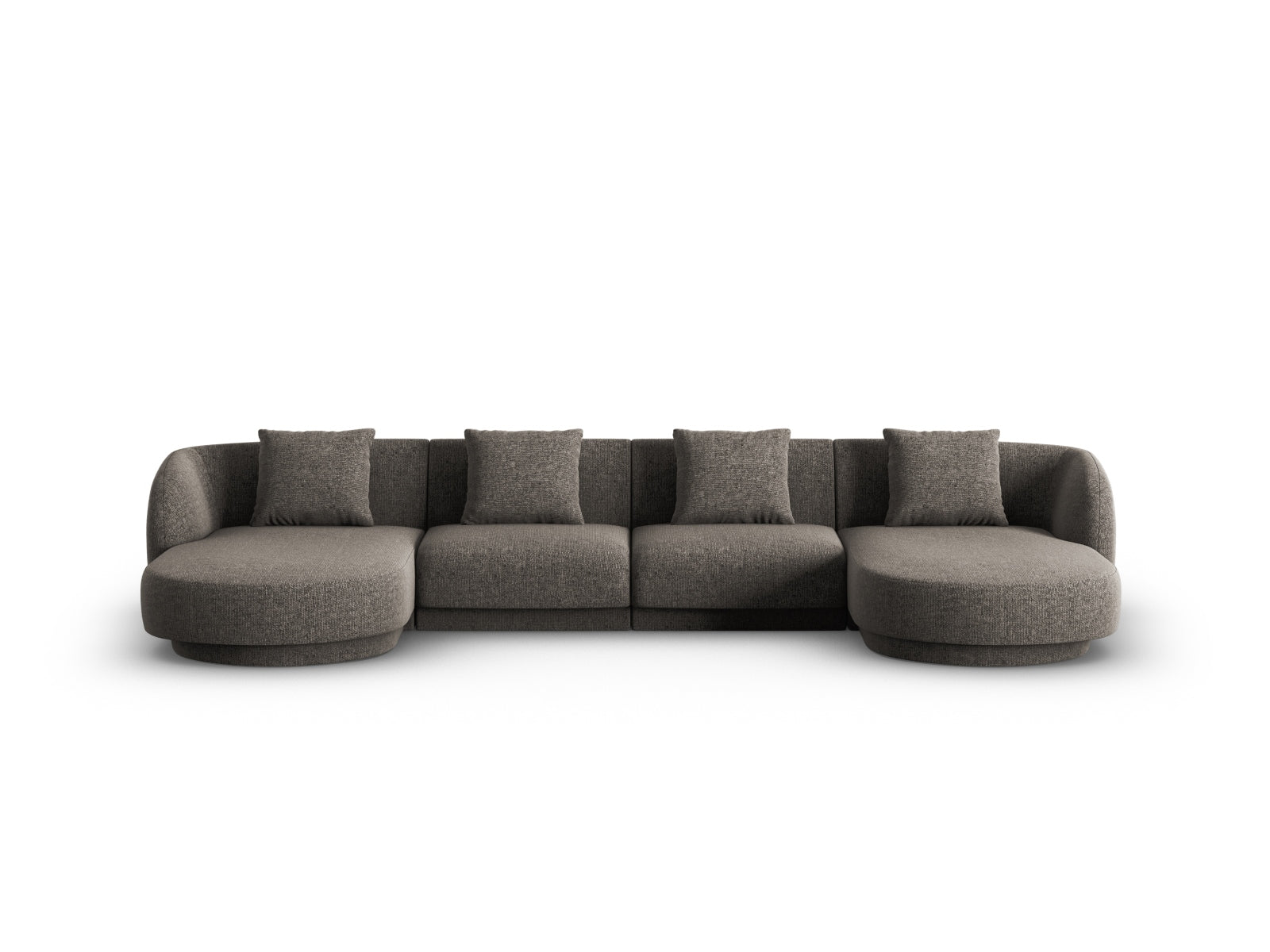 Tulum Panoramic Sofa 5 Sitzer 156cm in Grey präsentiert im Onlineshop von KAQTU Design AG. 5er Sofa ist von Cosmopolitan Design