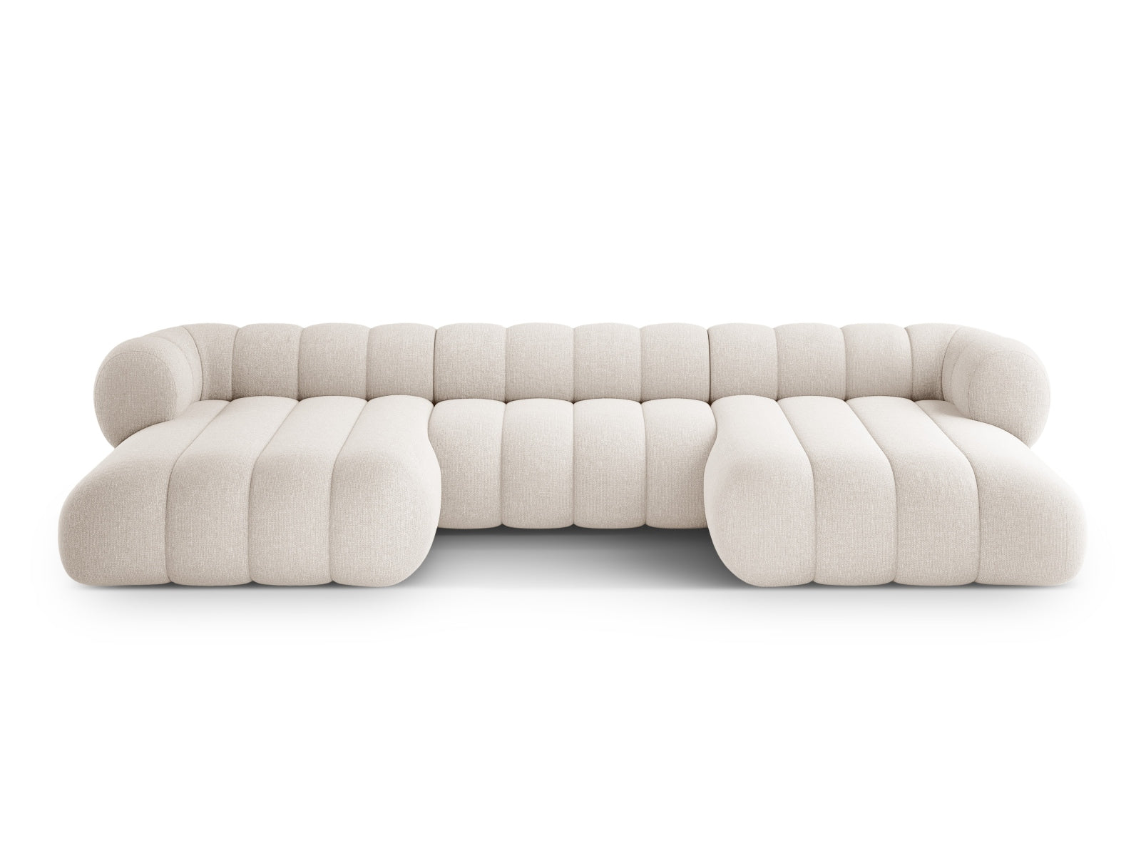 Koge Panoramic Sofa 6 Sitzer 165cm in Light Beige-Eden präsentiert im Onlineshop von KAQTU Design AG. 5er Sofa ist von Cosmopolitan Design