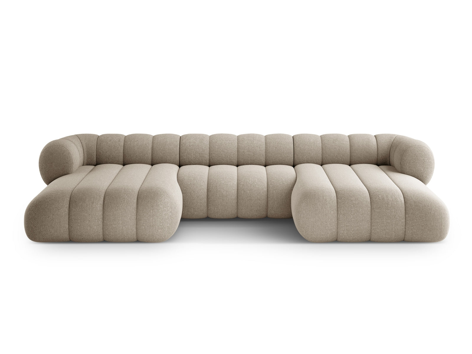 Koge Panoramic Sofa 6 Sitzer 165cm in Dark Beige präsentiert im Onlineshop von KAQTU Design AG. 5er Sofa ist von Cosmopolitan Design
