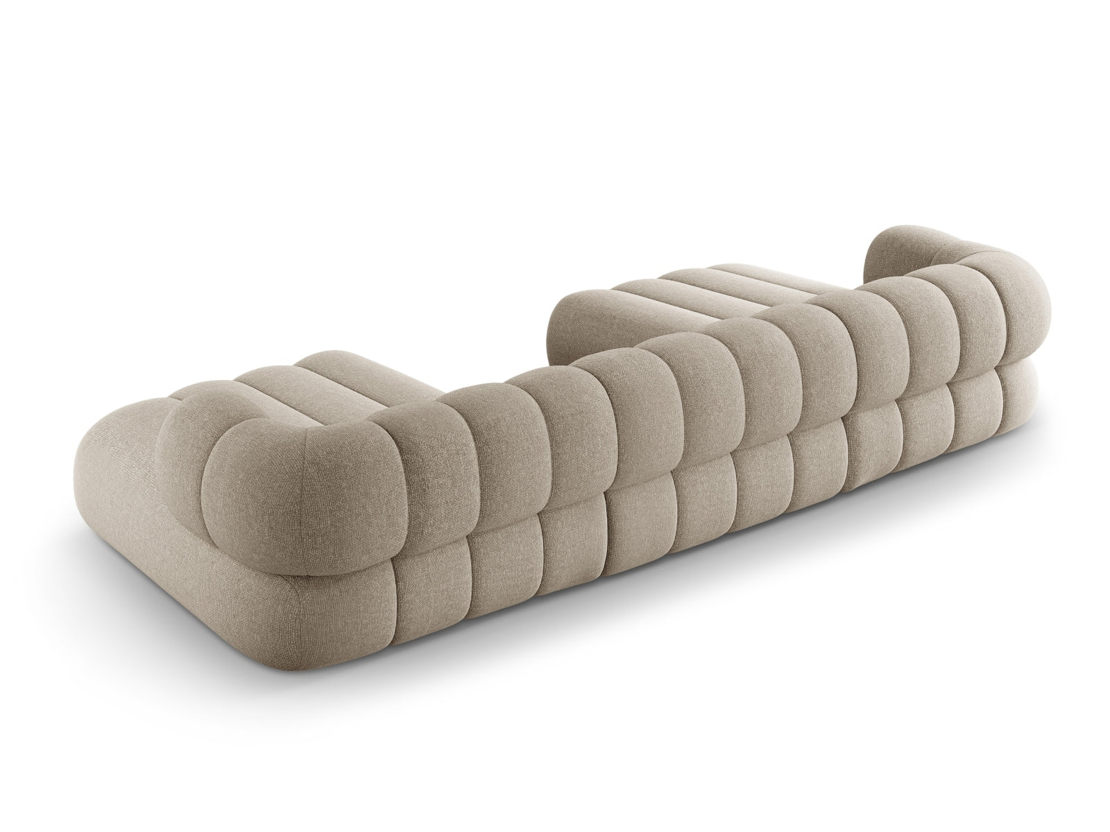 Elegantes Koge Panoramic Sofa für 6 Personen in dunkelbeige, ideal für gemütliche Abende und modernes Wohndesign.