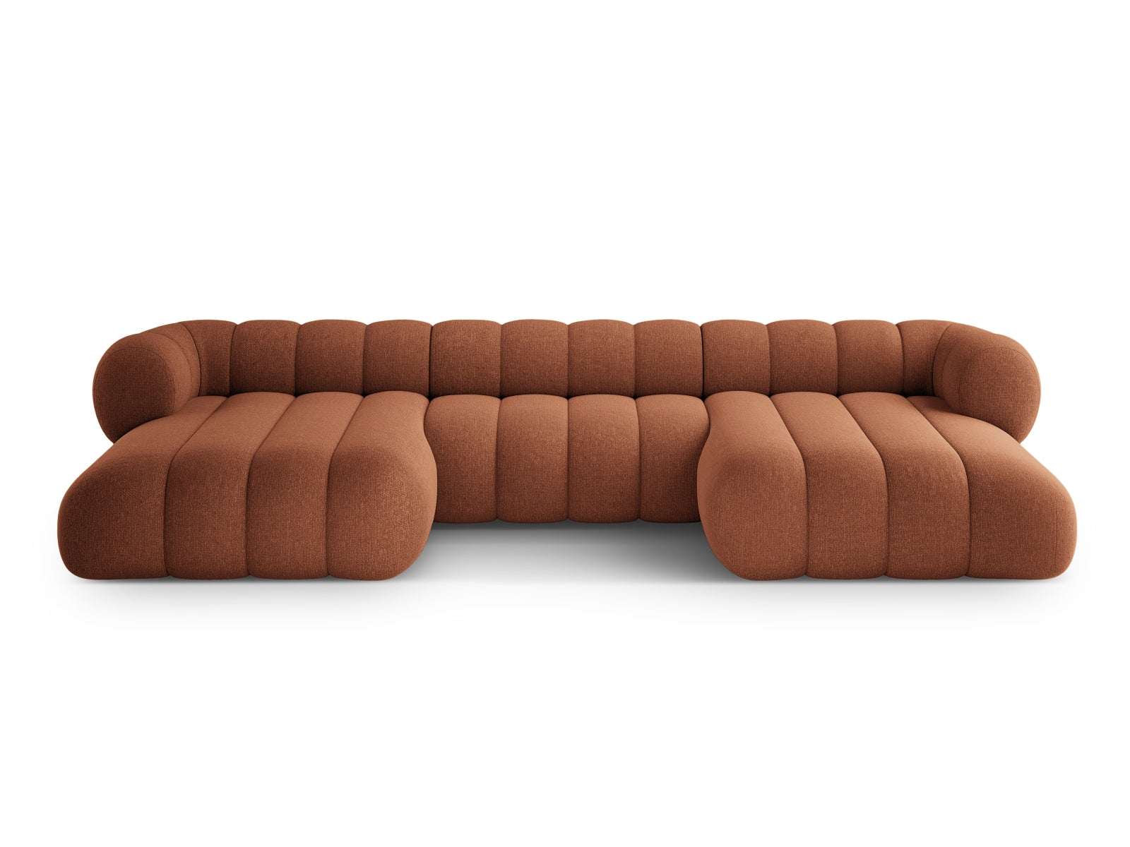 Koge Panoramic Sofa 6 Sitzer 165cm in Brick präsentiert im Onlineshop von KAQTU Design AG. 5er Sofa ist von Cosmopolitan Design