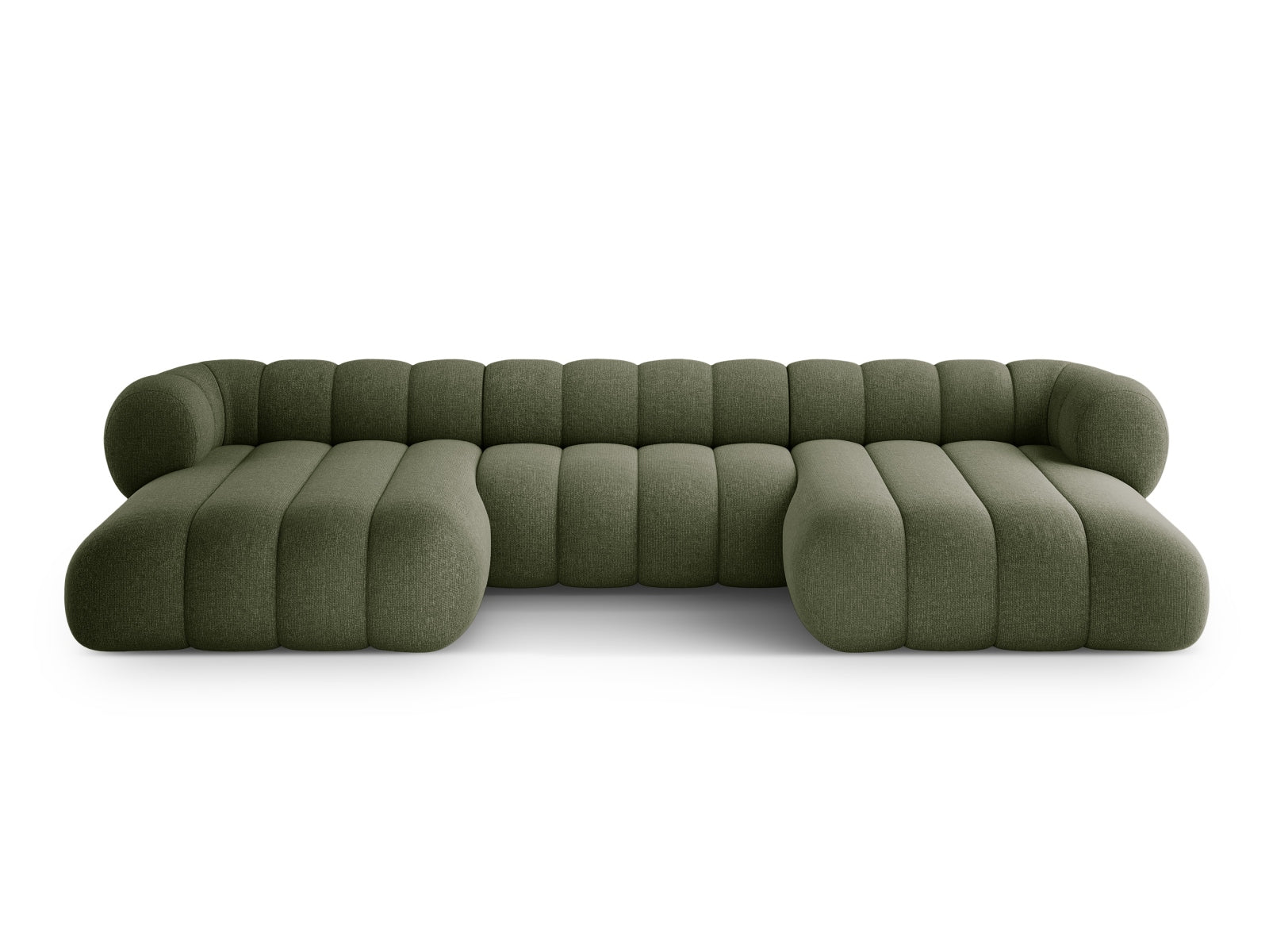 Koge Panoramic Sofa 6 Sitzer 165cm in Green präsentiert im Onlineshop von KAQTU Design AG. 5er Sofa ist von Cosmopolitan Design