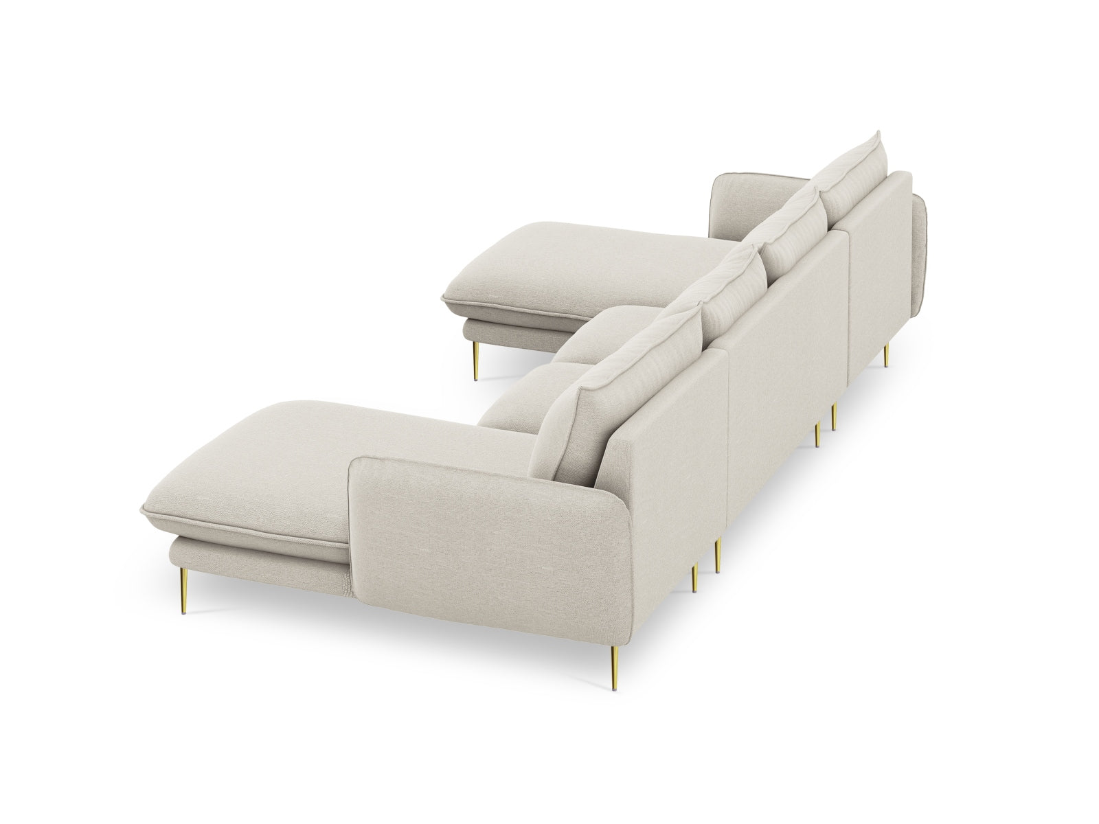 Erleben Sie das stilvolle Vienna Panoramic Sofa 6 Sitzer 170cm von Cosmopolitan Design – der perfekte Mittelpunkt für Ihr Wohnzimmer und gesellige Zusammenkünfte.