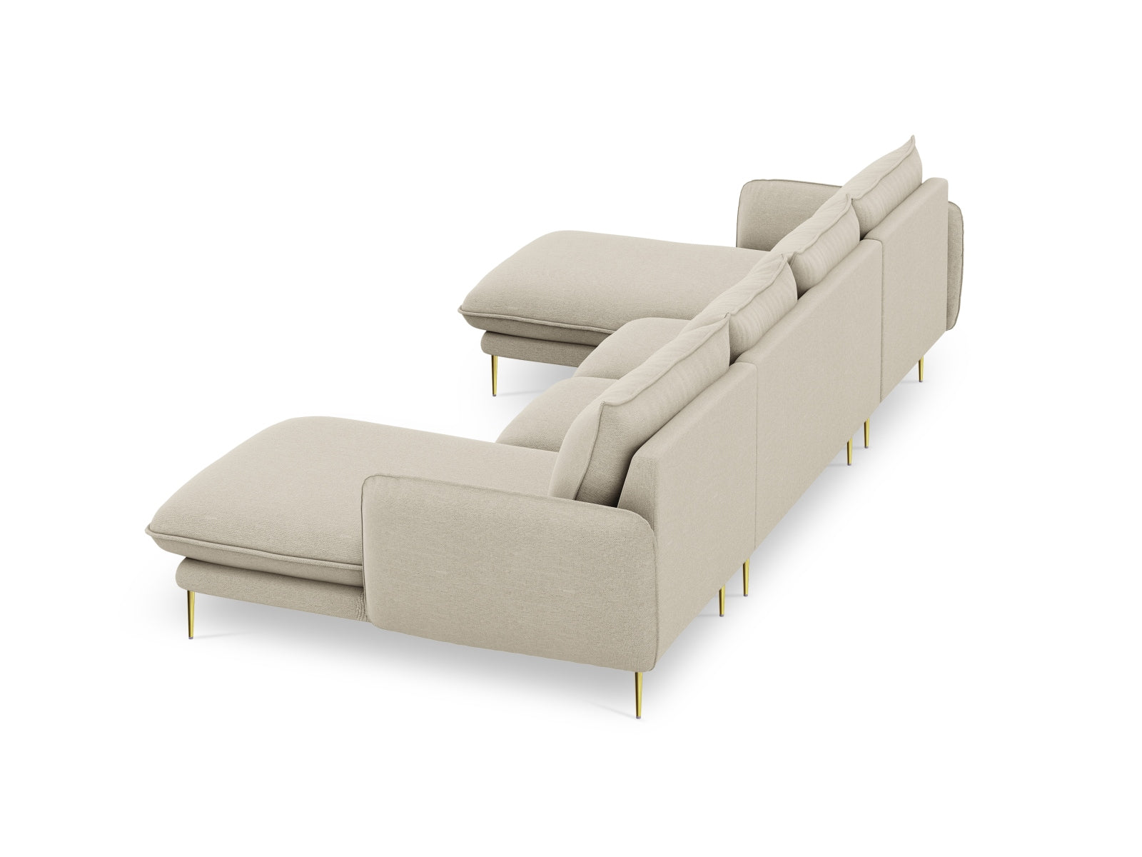 Erleben Sie das stilvolle Vienna Panoramic Sofa 6 Sitzer 170cm von Cosmopolitan Design – der perfekte Mittelpunkt für Ihr Wohnzimmer und gesellige Zusammenkünfte.