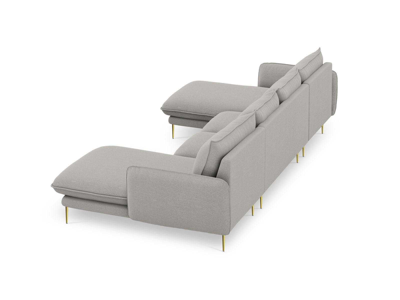 Erleben Sie das stilvolle Vienna Panoramic Sofa 6 Sitzer 170cm von Cosmopolitan Design – der perfekte Mittelpunkt für Ihr Wohnzimmer und gesellige Zusammenkünfte.