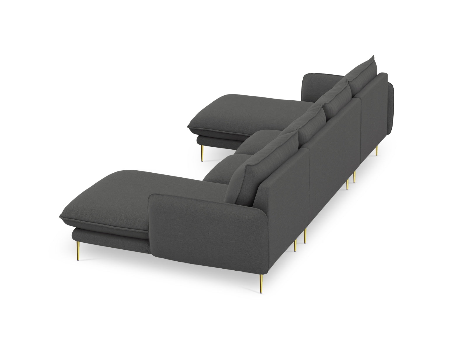 Erleben Sie das stilvolle Vienna Panoramic Sofa 6 Sitzer 170cm von Cosmopolitan Design – der perfekte Mittelpunkt für Ihr Wohnzimmer und gesellige Zusammenkünfte.
