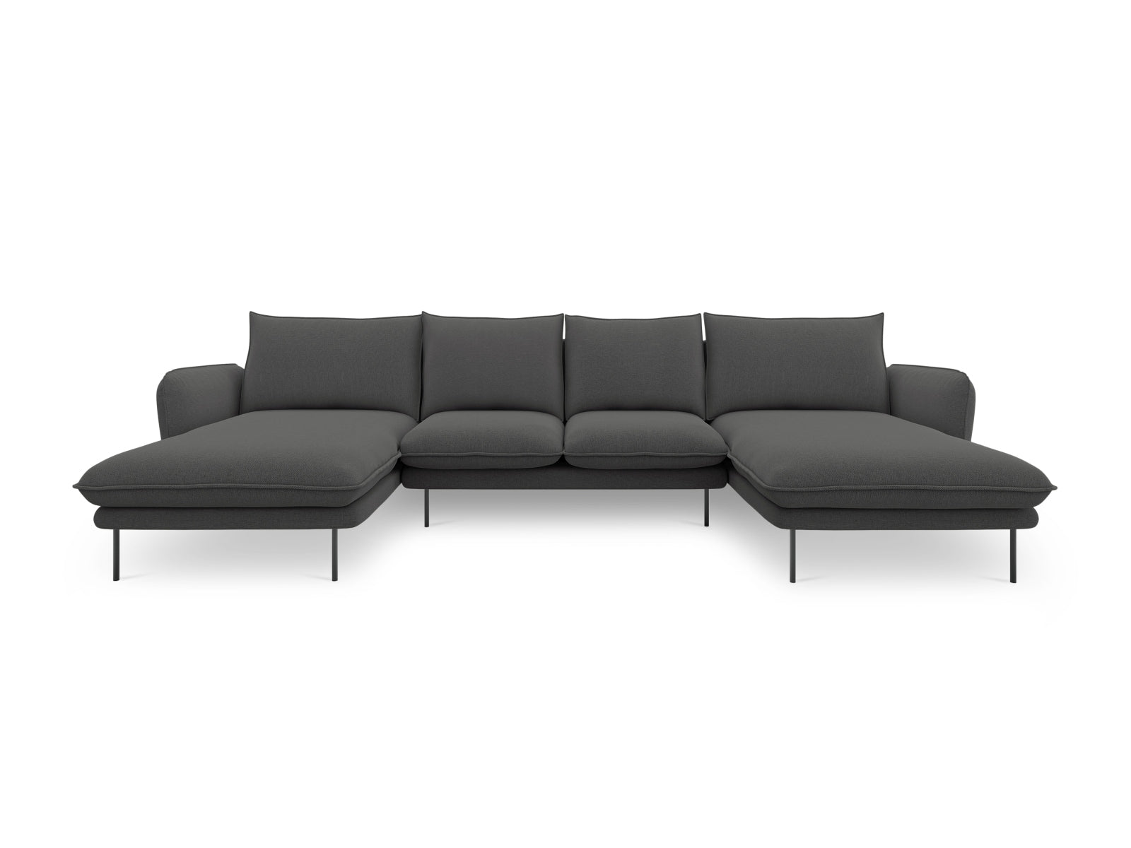 Erleben Sie das Vienna Panoramic Sofa 6 Sitzer 170cm von Cosmopolitan Design – der perfekte Mittelpunkt für Ihr Wohnzimmer, stilvoll und komfortabel.