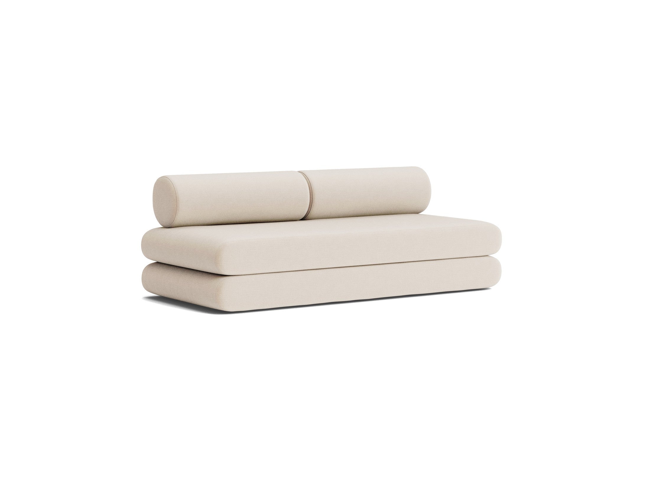 Circlus Tagesbett Mit Rückenpolstern in 410 Esina Almond präsentiert im Onlineshop von KAQTU Design AG. Bettsofa ist von Innovation Living
