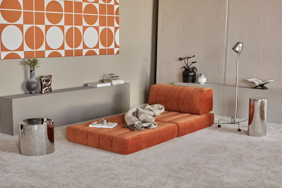 CozyPad Sessel in 412 Esina Rust Orange präsentiert im Onlineshop von KAQTU Design AG. Bettsessel ist von Innovation Living