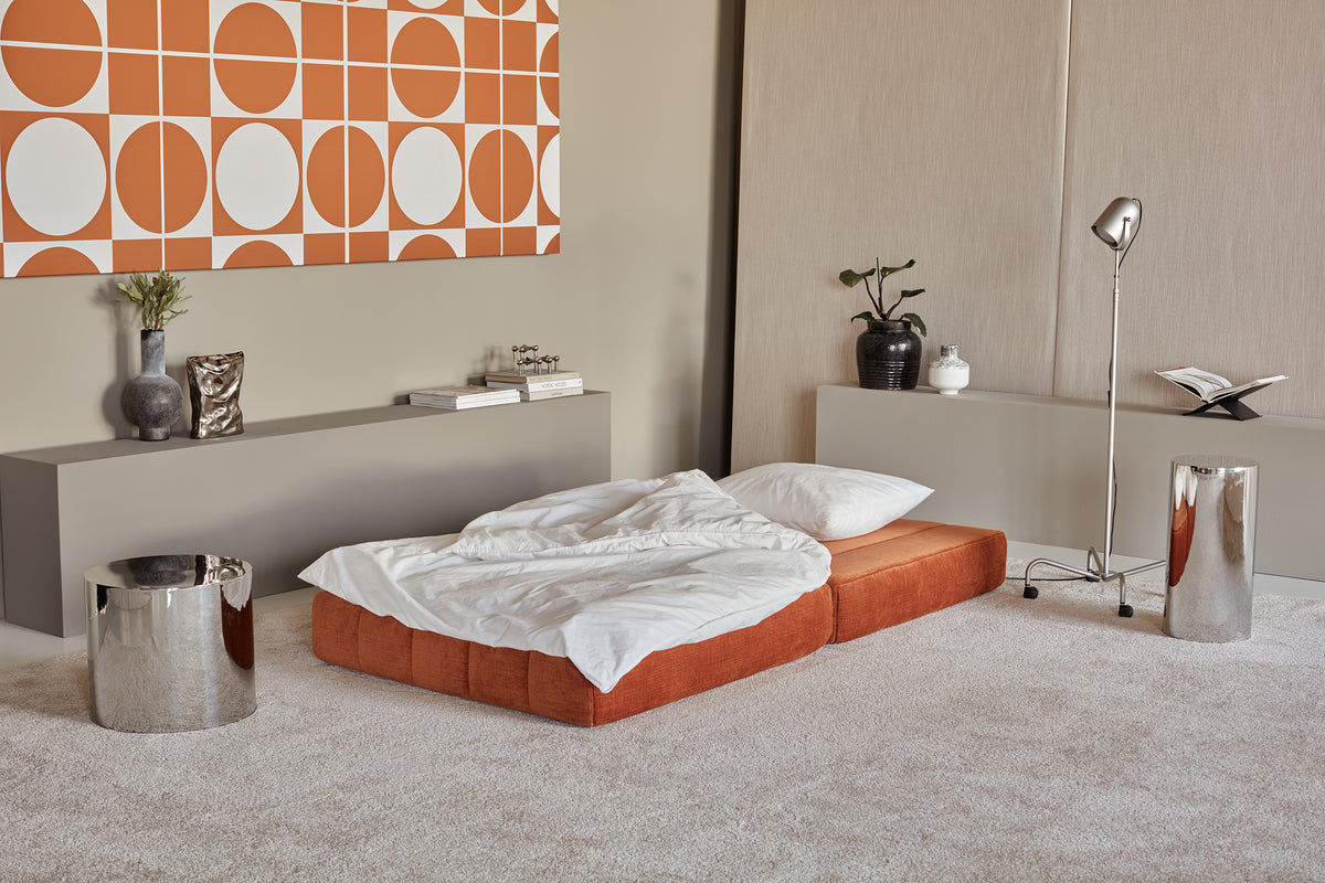 CozyPad Sessel in 412 Esina Rust Orange präsentiert im Onlineshop von KAQTU Design AG. Bettsessel ist von Innovation Living