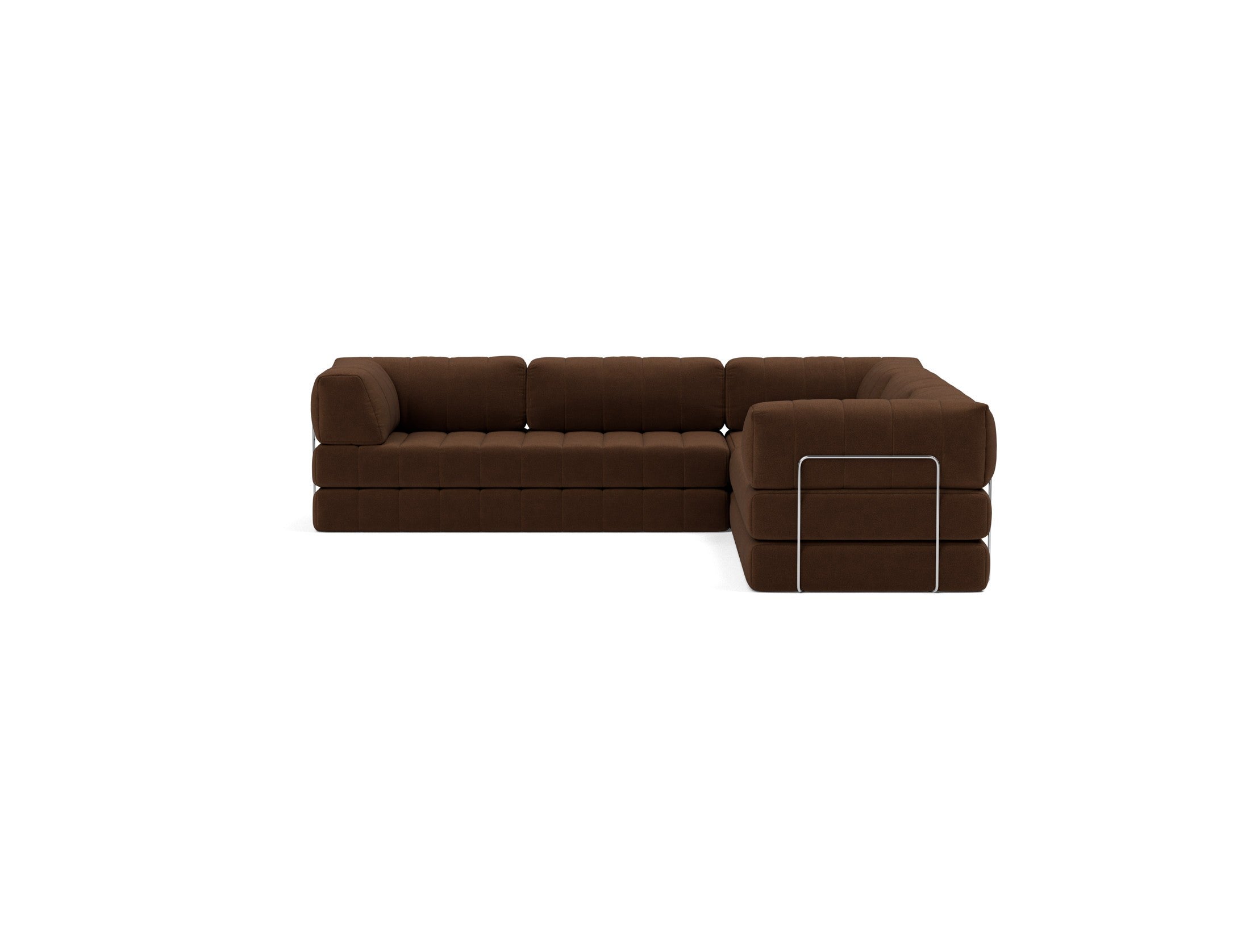 CozyPad Schlafsofa Ecksofa mit Armlehnen in 359 Taura Cappuccino präsentiert im Onlineshop von KAQTU Design AG. Bettsofa ist von Innovation Living